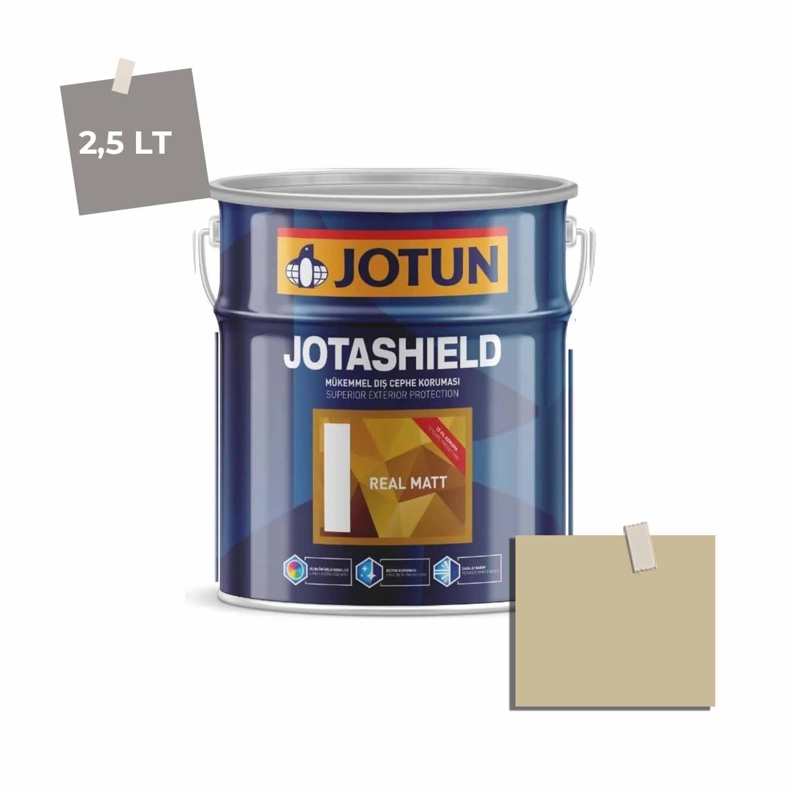 Jotun Jotashield Real Matt 2,25 Lt Parchment 1129 Ncs 2413-Y01R