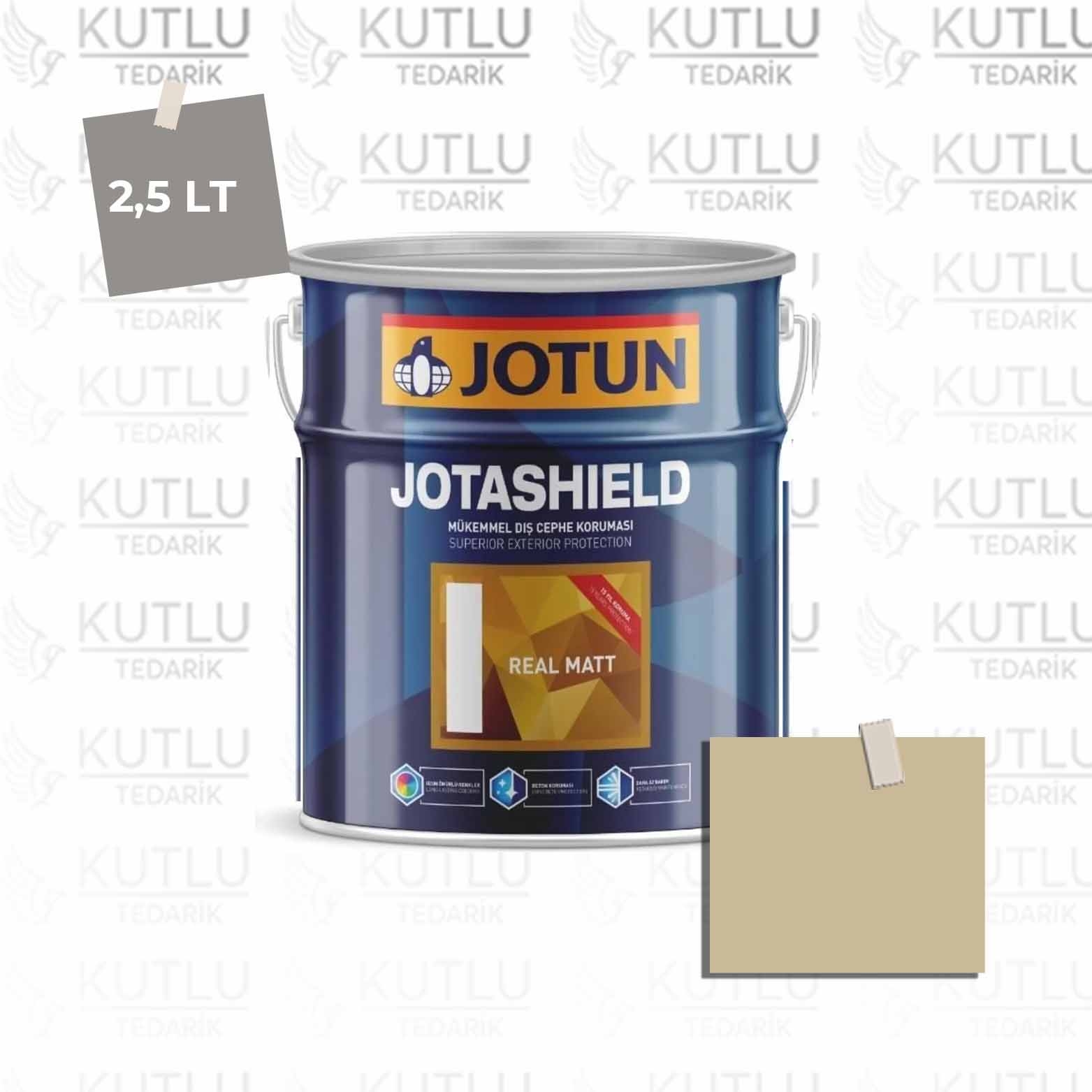 Jotun Jotashield Real Matt 2,25 Lt Parchment 1129 Ncs 2413-Y01R