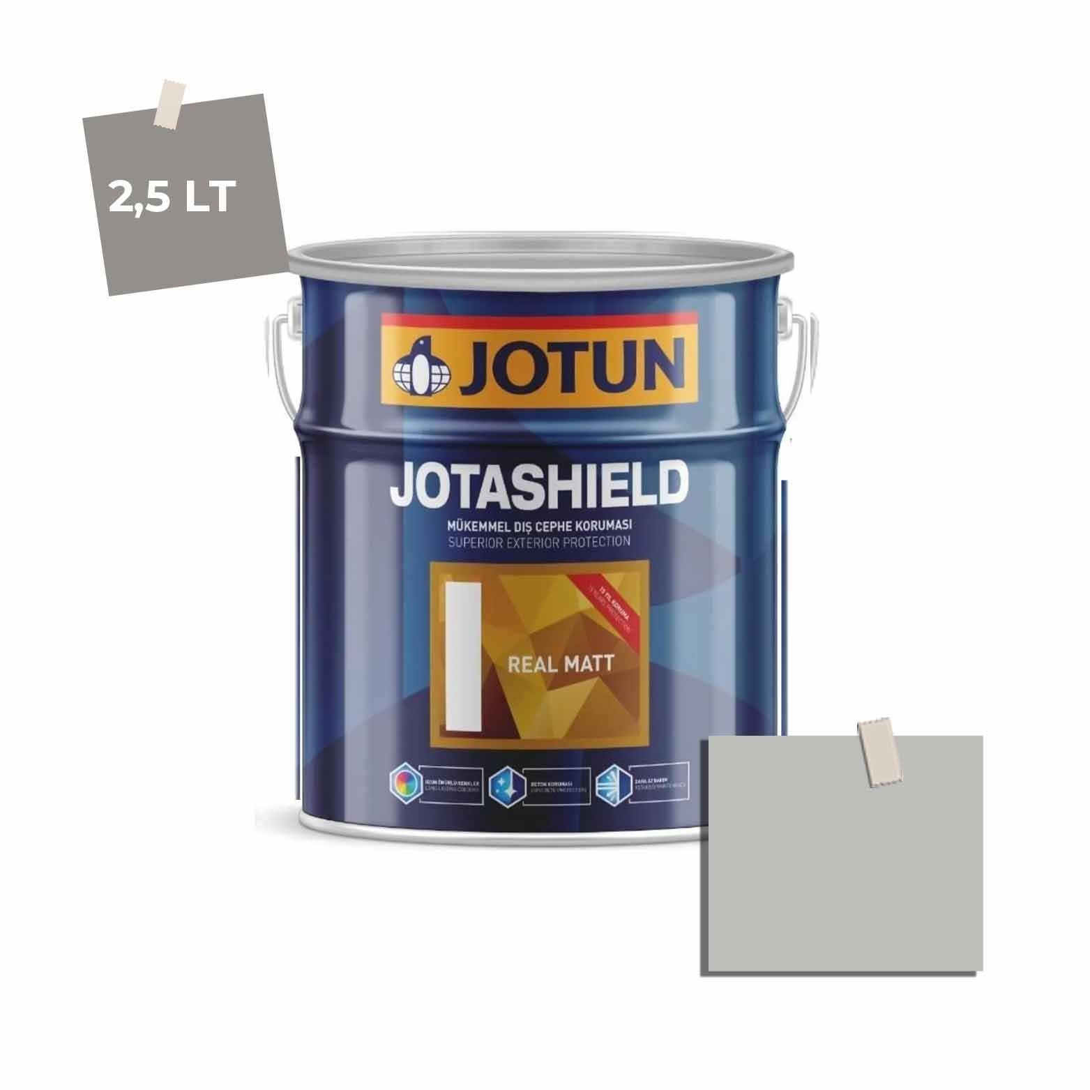 Jotun Jotashield Real Matt 2,25 Lt Platinum 9911 Ncs S2500-N