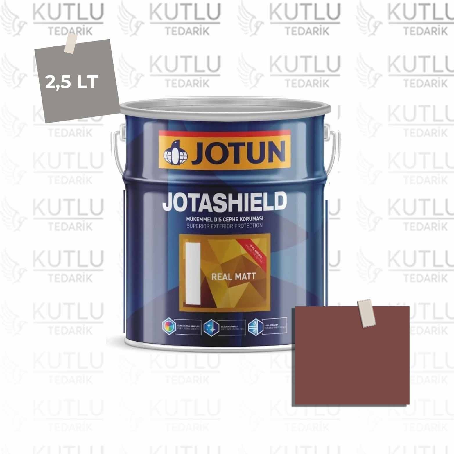 Jotun Jotashield Real Matt 2,25 Lt Red Leather 0572 Ncs 5136-Y87R