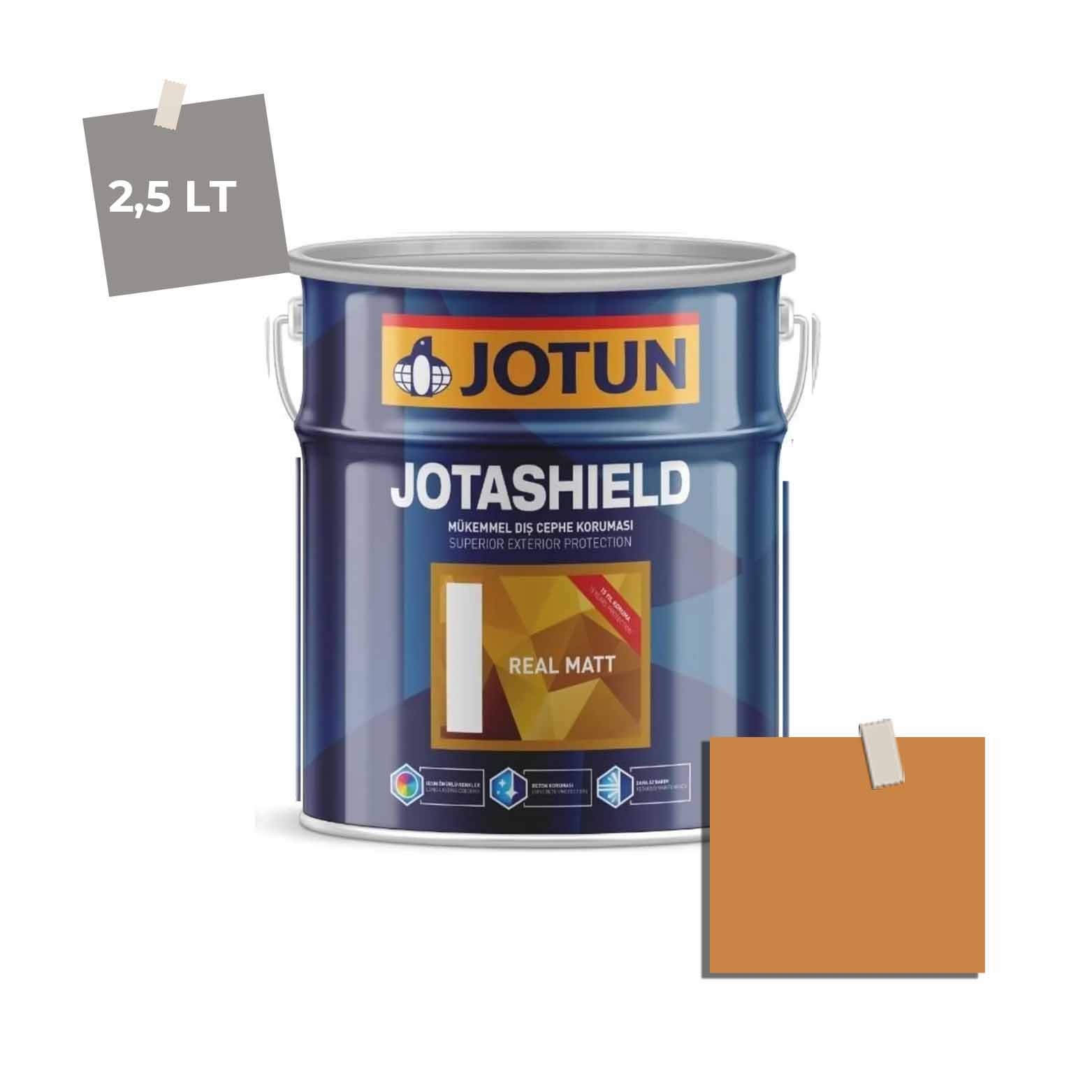 Jotun Jotashield Real Matt 2,25 Lt Rustic 1048 Ncs 2560-Y27R