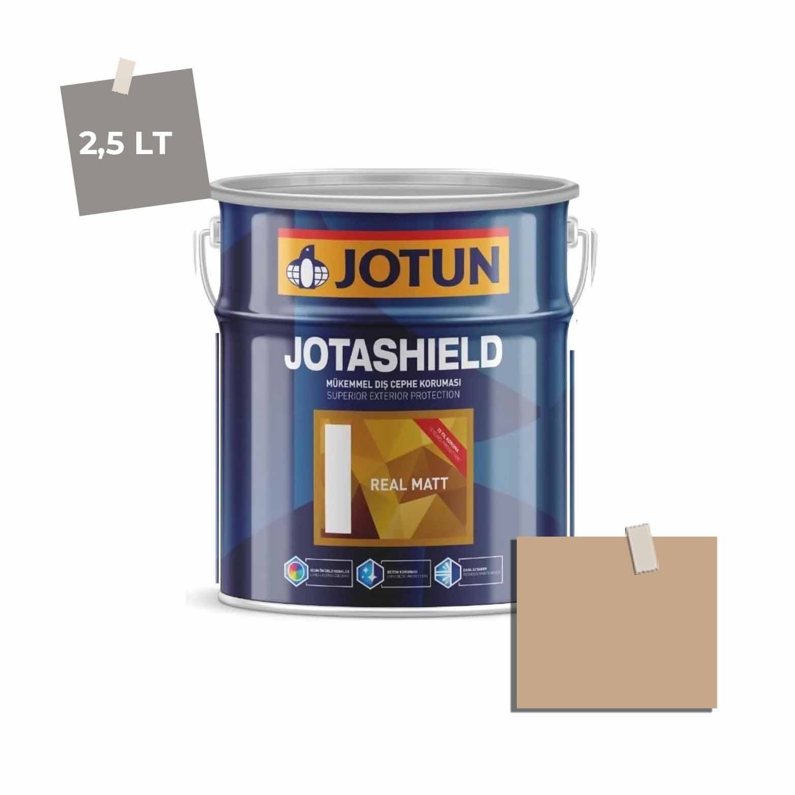 Jotun Jotashield Real Matt 2,25 Lt Sahara Sand 1132 Ncs 2915-Y29R