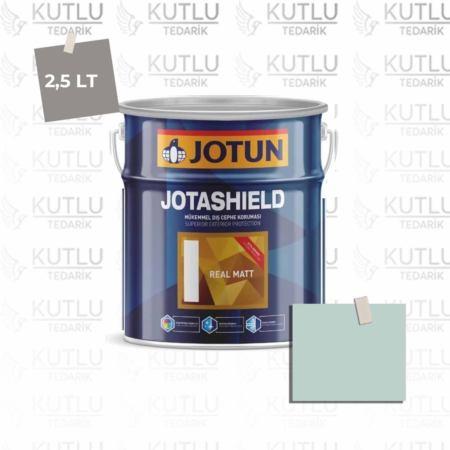 Jotun Jotashield Real Matt 2,25 Lt Sea Mist 6253 Ncs S1510-B50G