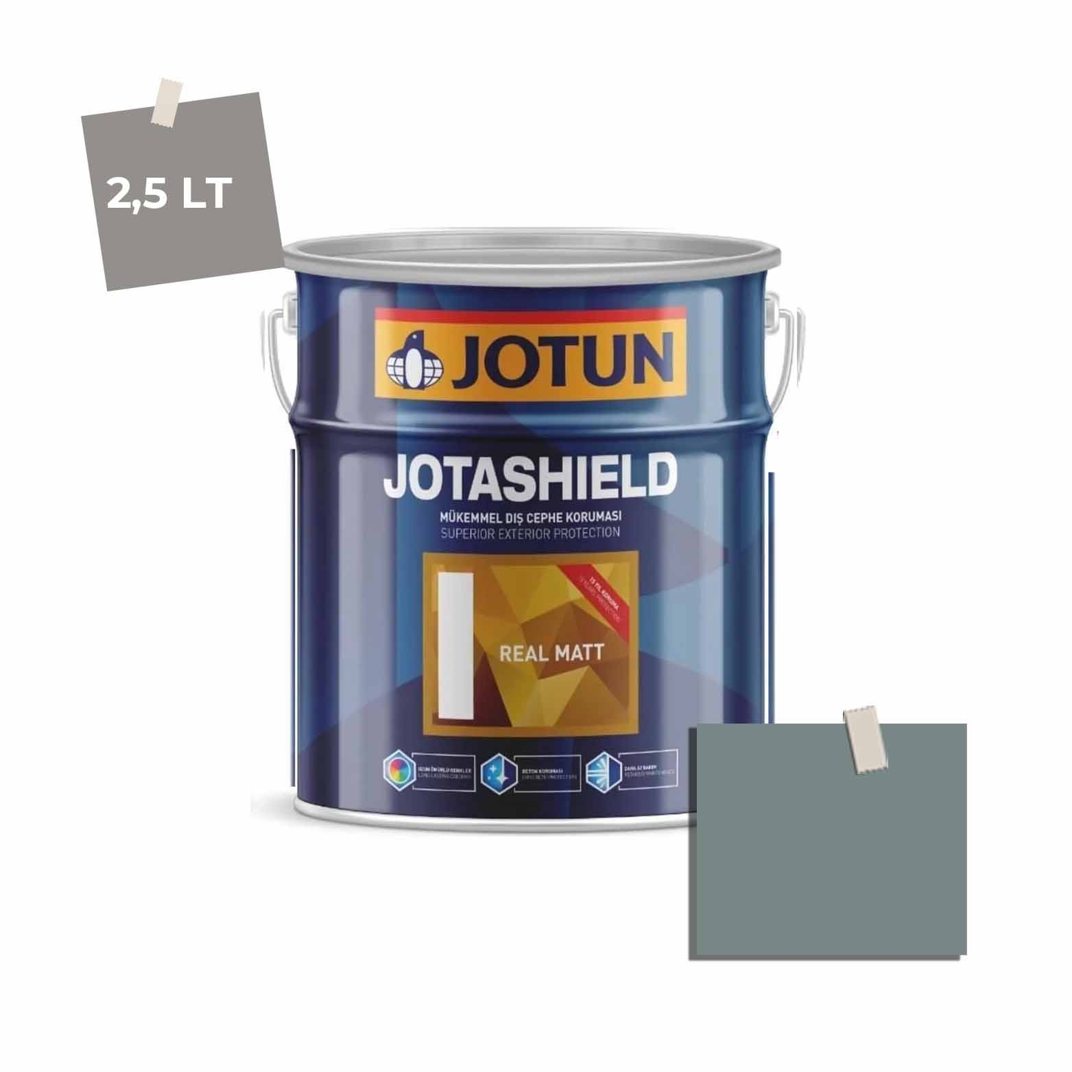 Jotun Jotashield Real Matt 2,25 Lt Serene Green 6100 Ncs S5010-B50G