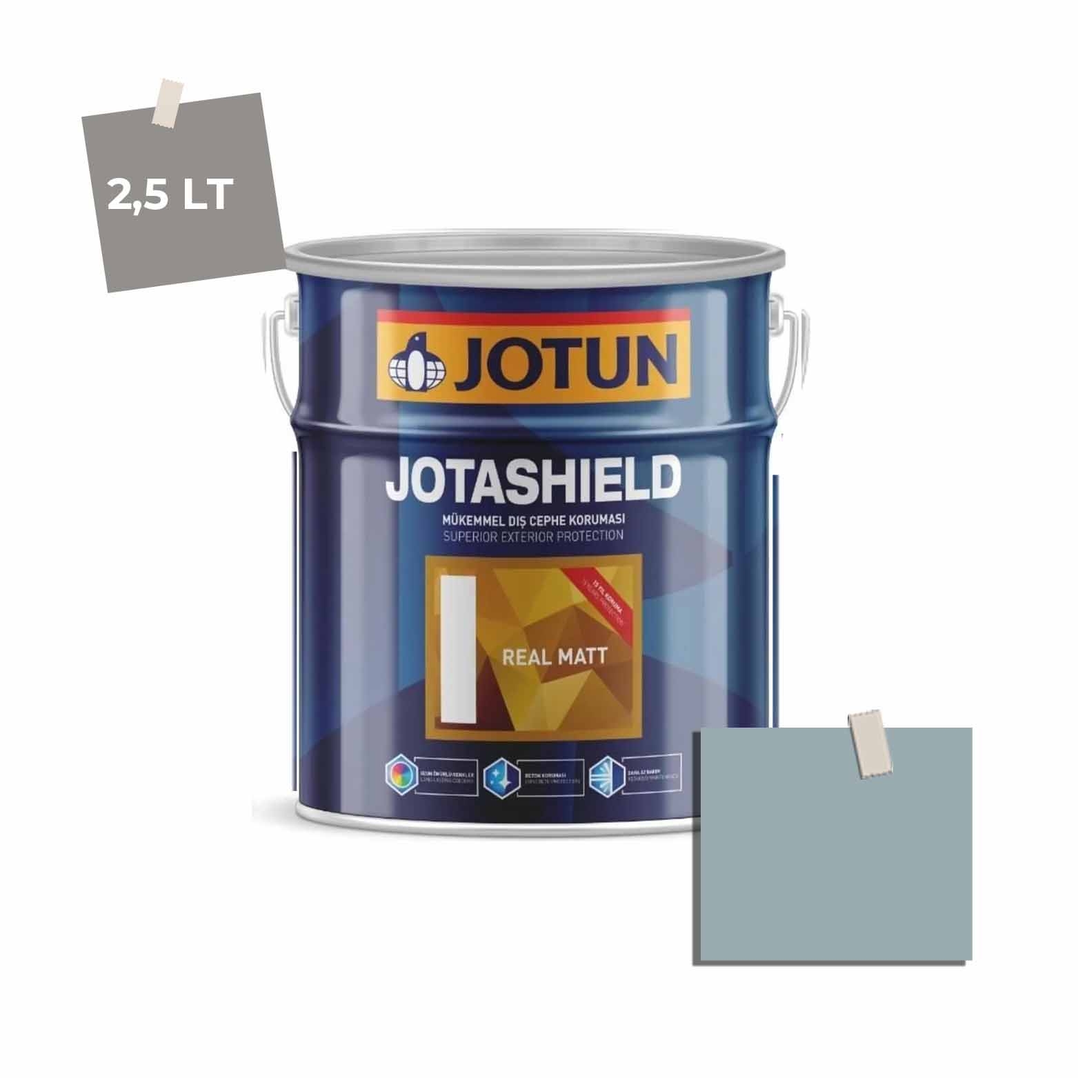 Jotun Jotashield Real Matt 2,25 Lt Skyggespill 5155 Ncs S3010-B