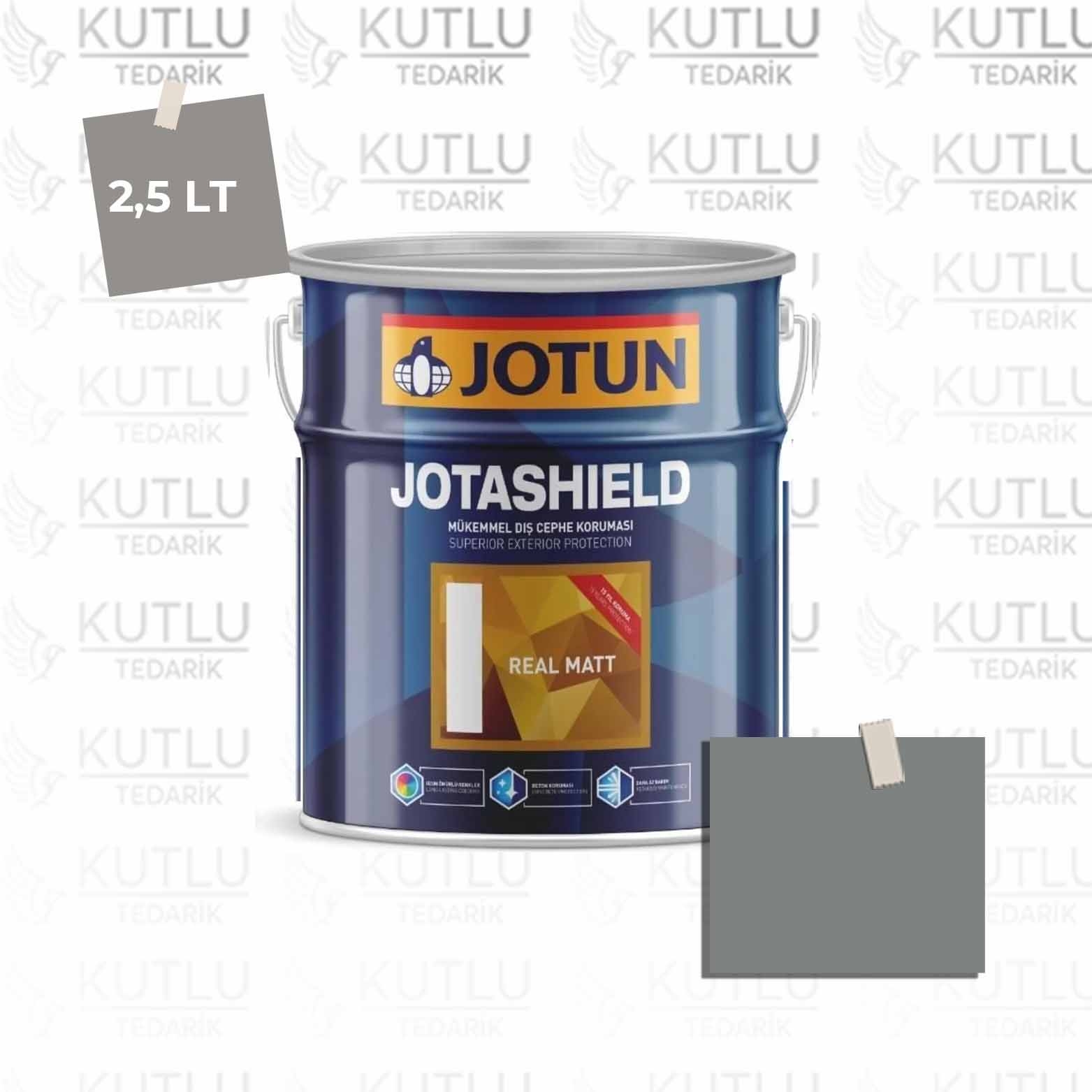 Jotun Jotashield Real Matt 2,25 Lt Stylish Grey 7395 Ncs S5502-G