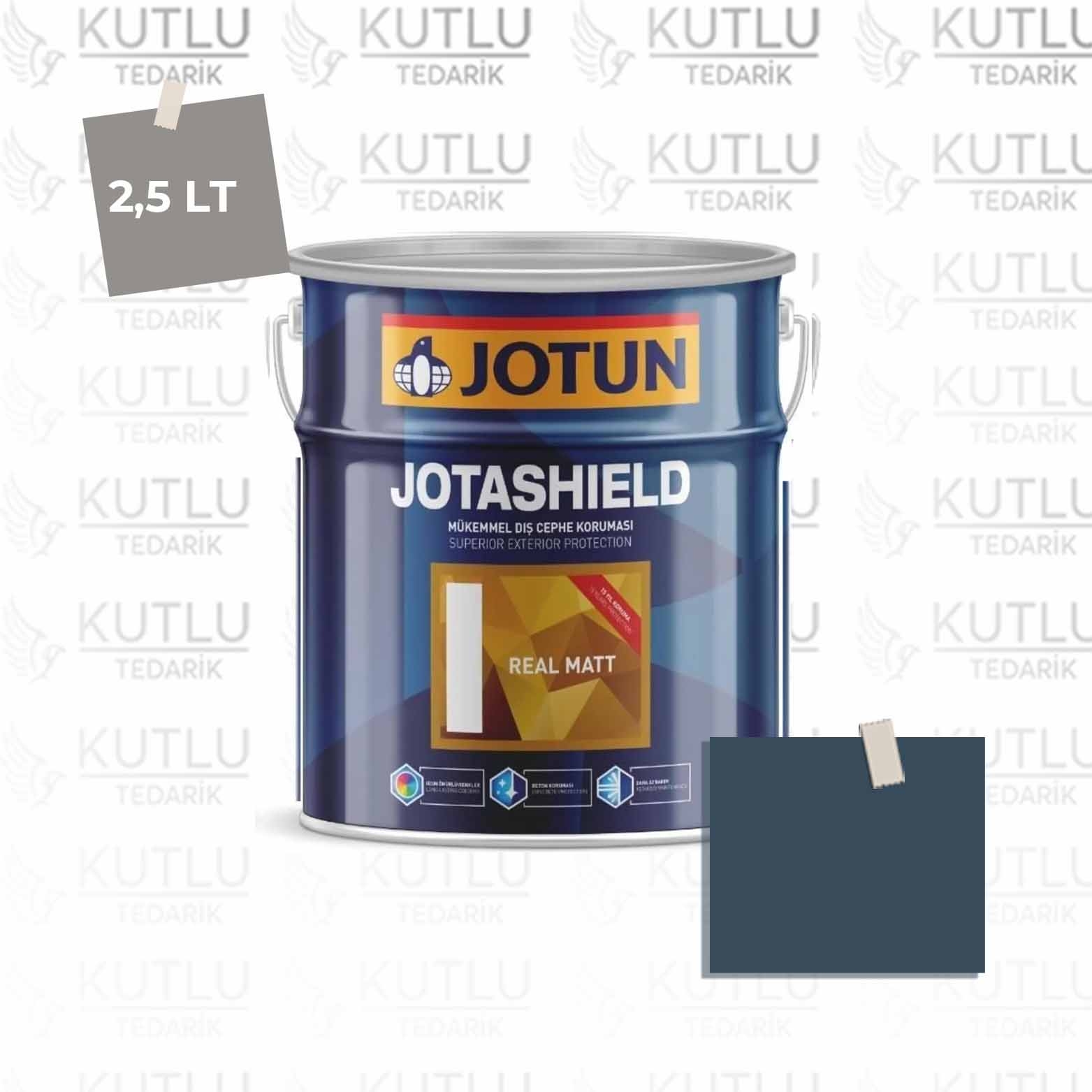 Jotun Jotashield Real Matt 2,25 Lt The Abyss 4400 Ncs S7020-R90B