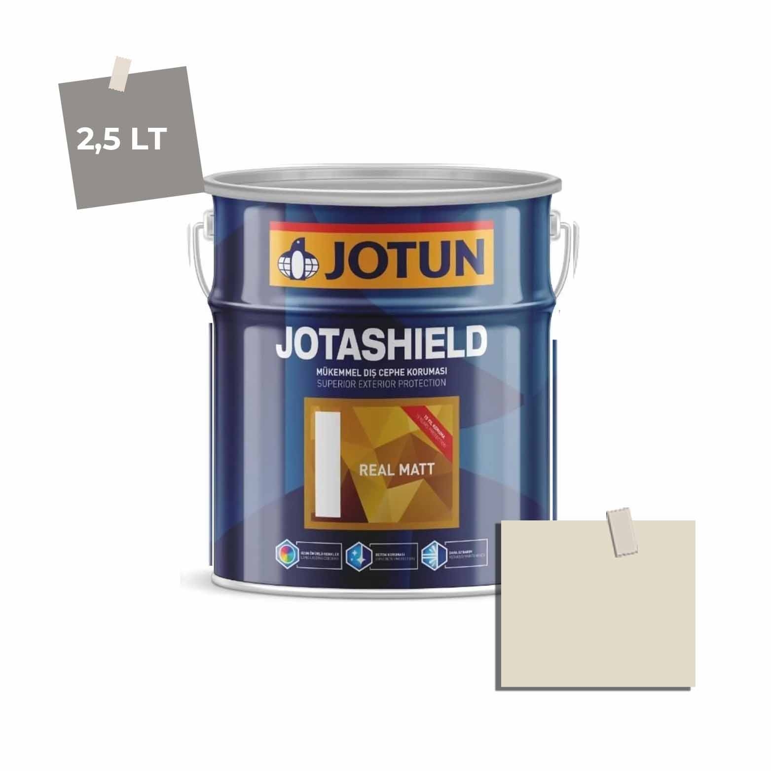 Jotun Jotashield Real Matt 2,25 Lt White Sand 1235 Ncs 1204-Y26R