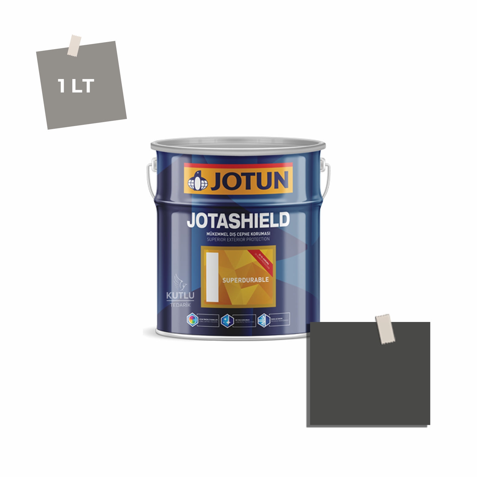 Jotun Jotashield Superdurable 1 Lt Blackened Black 9938 Ncs S8500-N