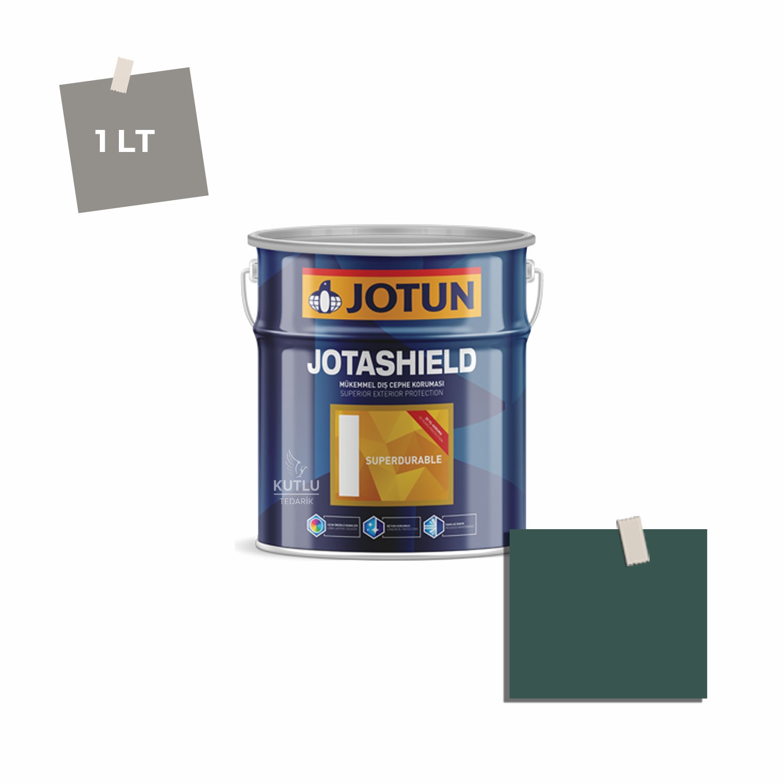 Jotun Jotashield Superdurable 1 Lt Classic Green 6243 Ncs S7020-B70G