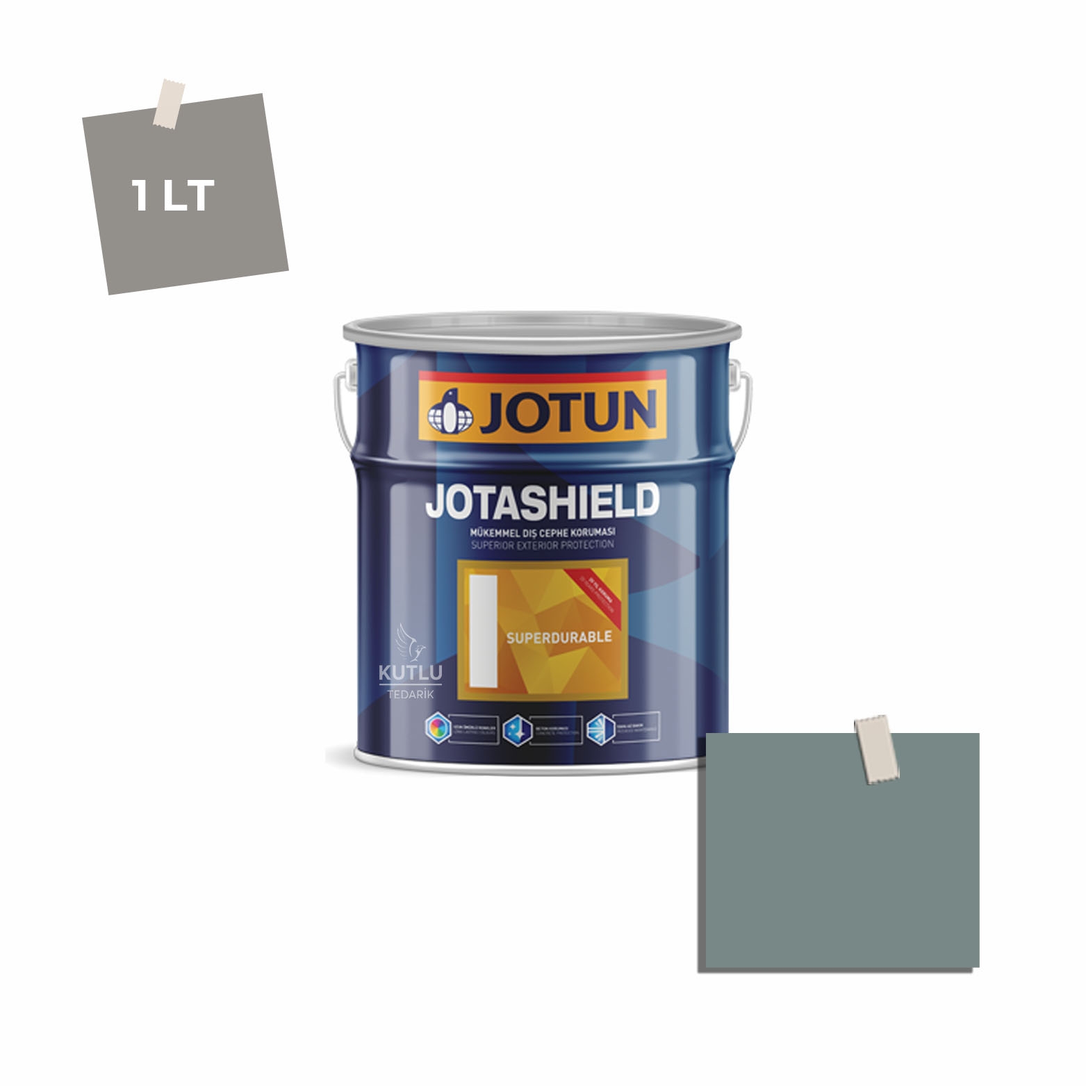 Jotun Jotashield Superdurable 1 Lt Serene Green 6100 Ncs S5010-B50G