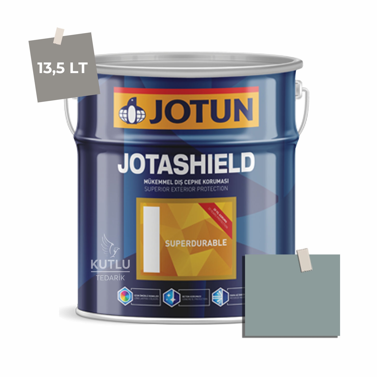 Jotun Jotashield Superdurable 13,5 Lt Athenian Blue 6128 Ncs S4010-B50G