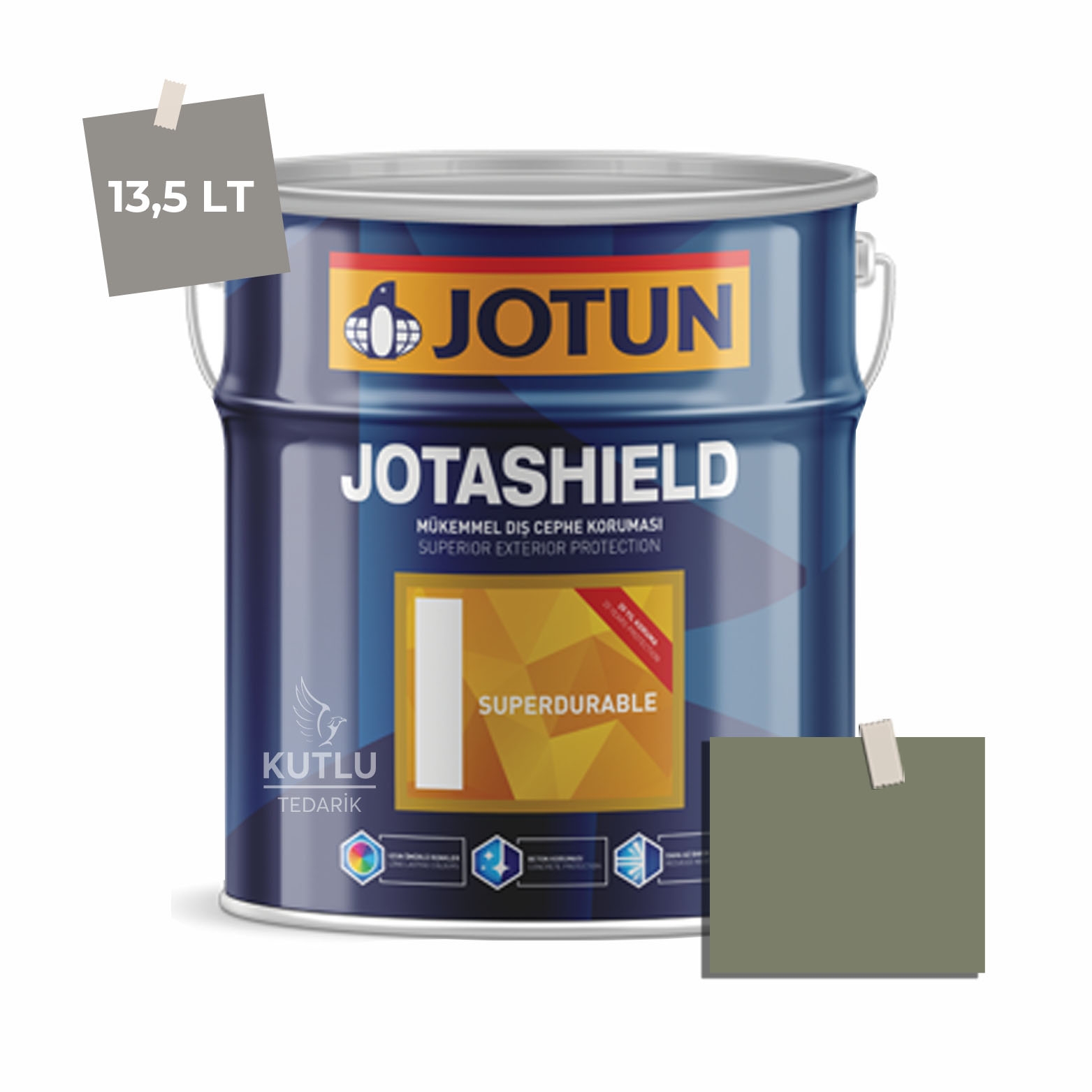 Jotun Jotashield Superdurable 13,5 Lt Green Smoke 7052 Ncs 5414-G47Y