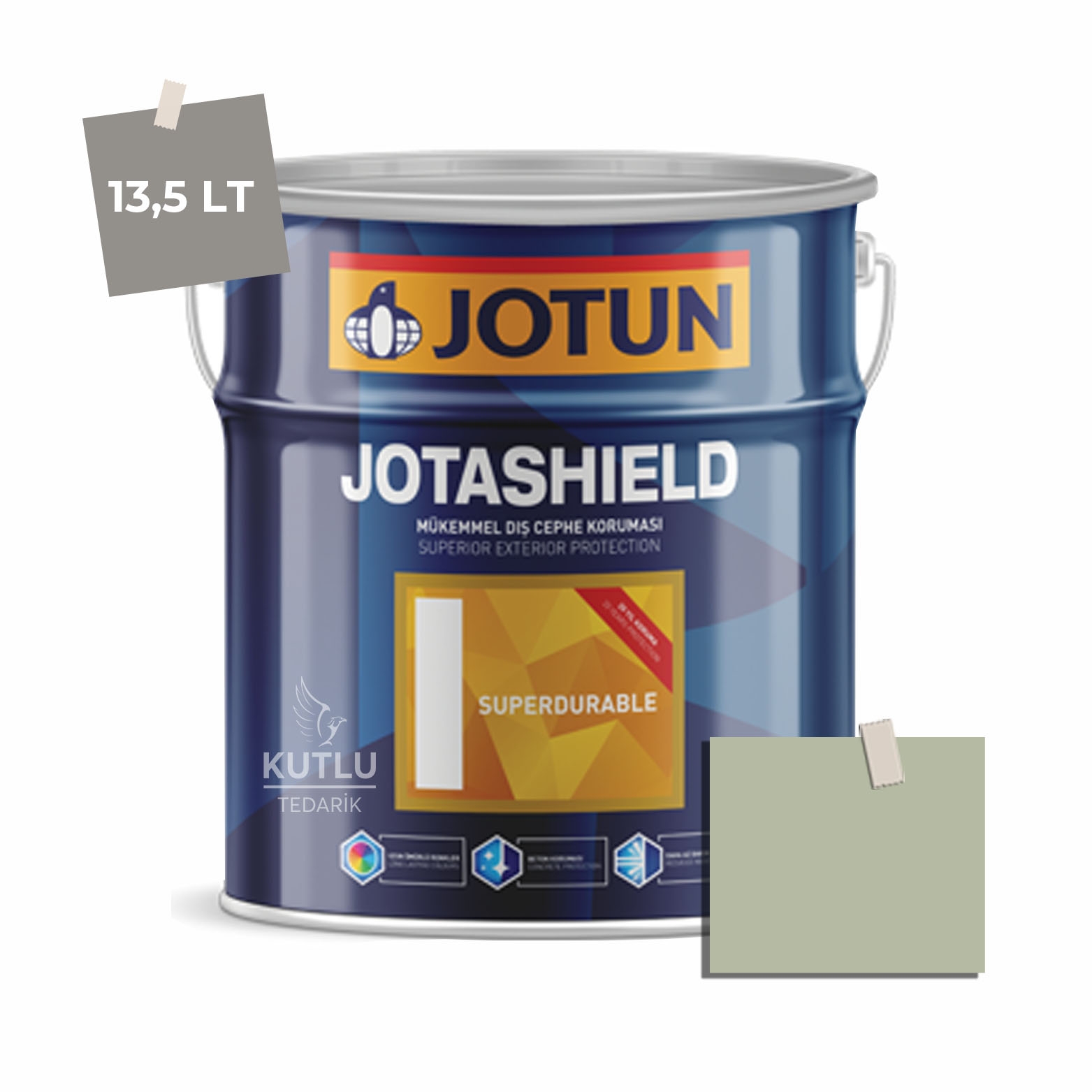 Jotun Jotashield Superdurable 13,5 Lt Light Moss 7039 Ncs 2512-G39Y