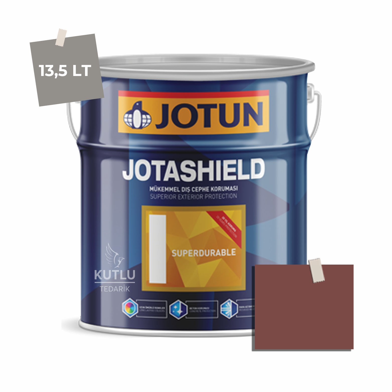 Jotun Jotashield Superdurable 13,5 Lt Red Leather 0572 Ncs 5136-Y87R