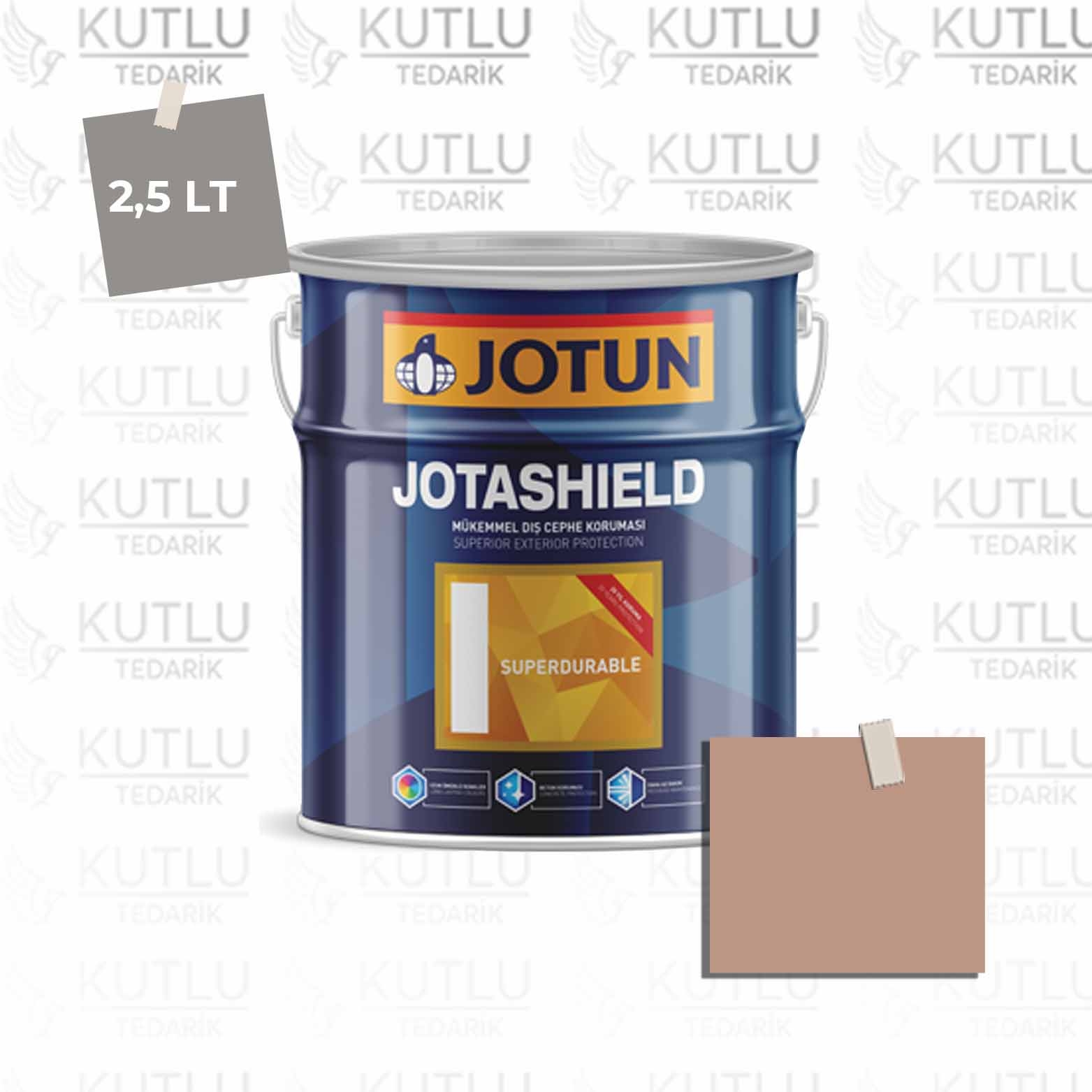 Jotun Jotashield Superdurable 2,25 Lt Antique Brass 2011 Ncs S3020-Y60R