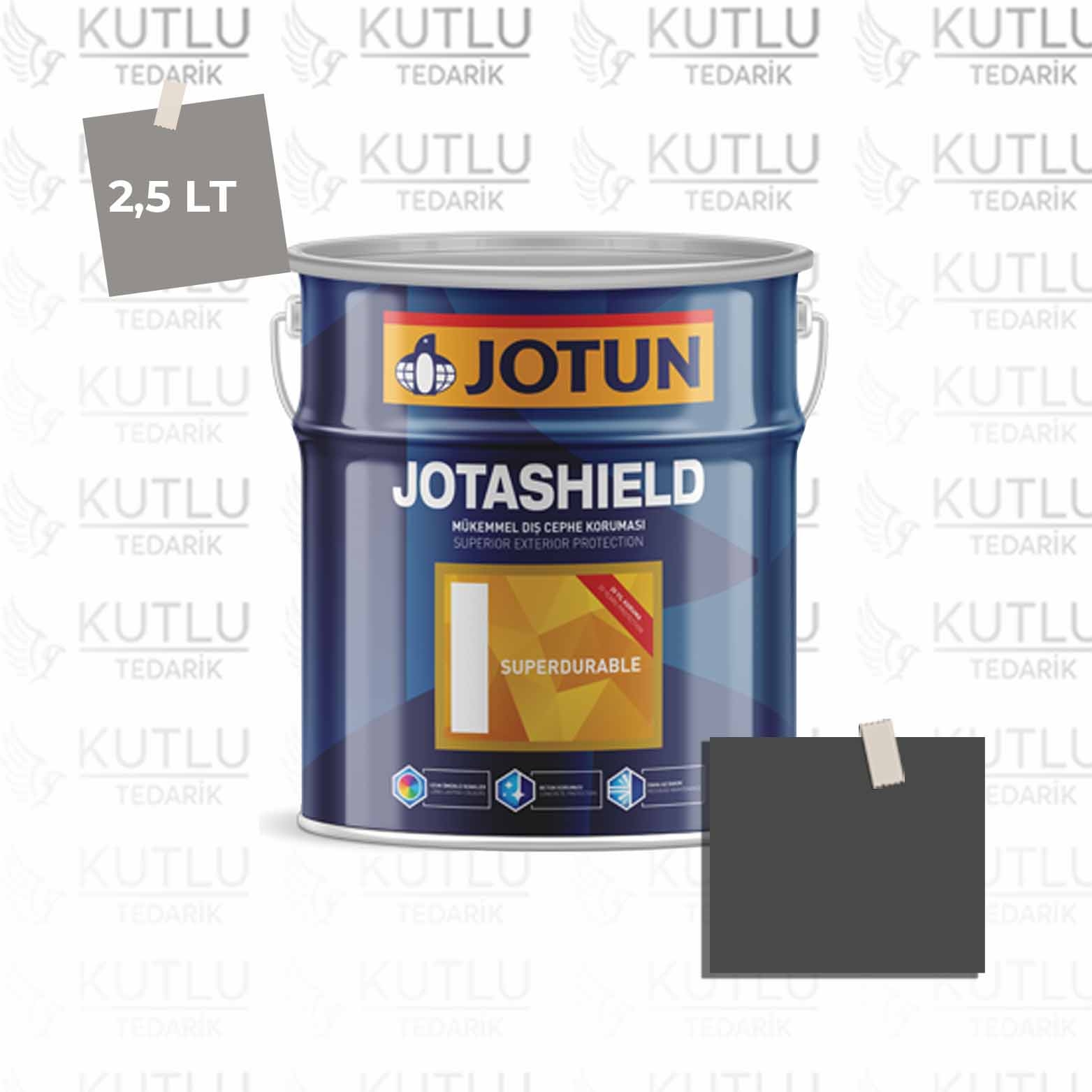 Jotun Jotashield Superdurable 2,25 Lt Bleckened Black 9938 Ncs S8500-N