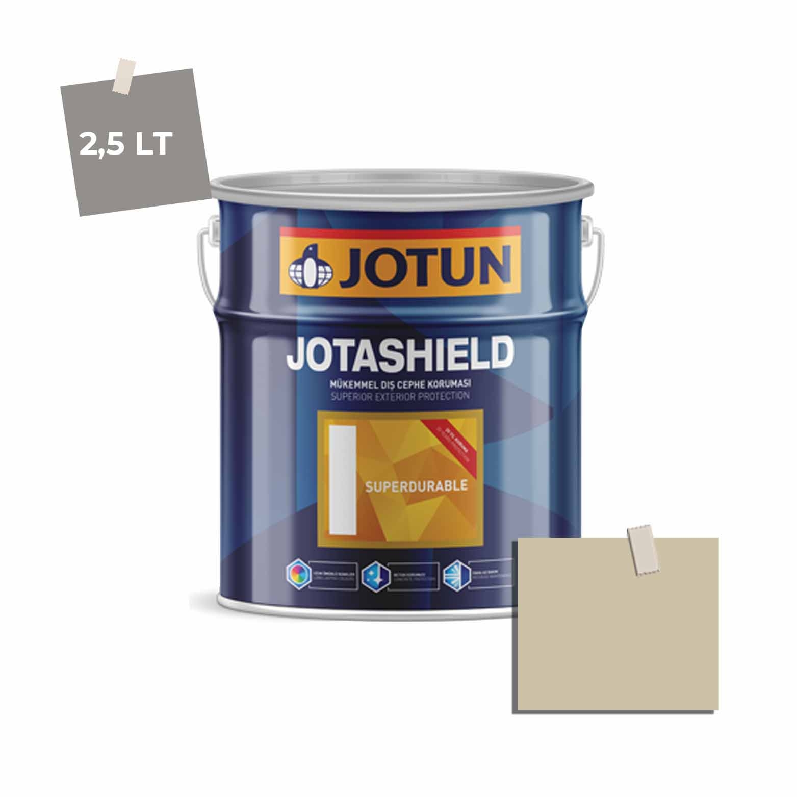 Jotun Jotashield Superdurable 2,25 Lt Buried Treasure 8357 Ncs S2010-G90Y