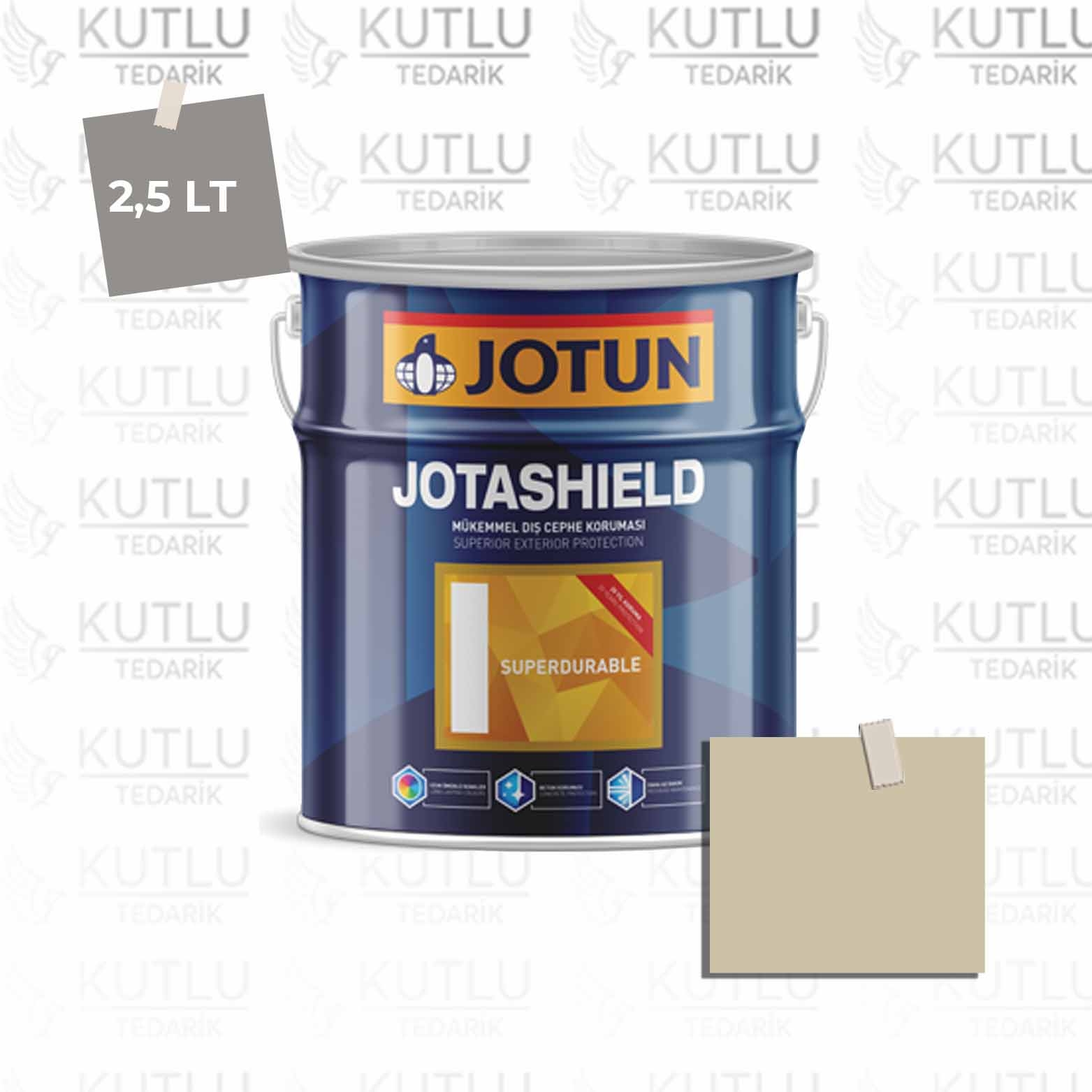 Jotun Jotashield Superdurable 2,25 Lt Buried Treasure 8357 Ncs S2010-G90Y