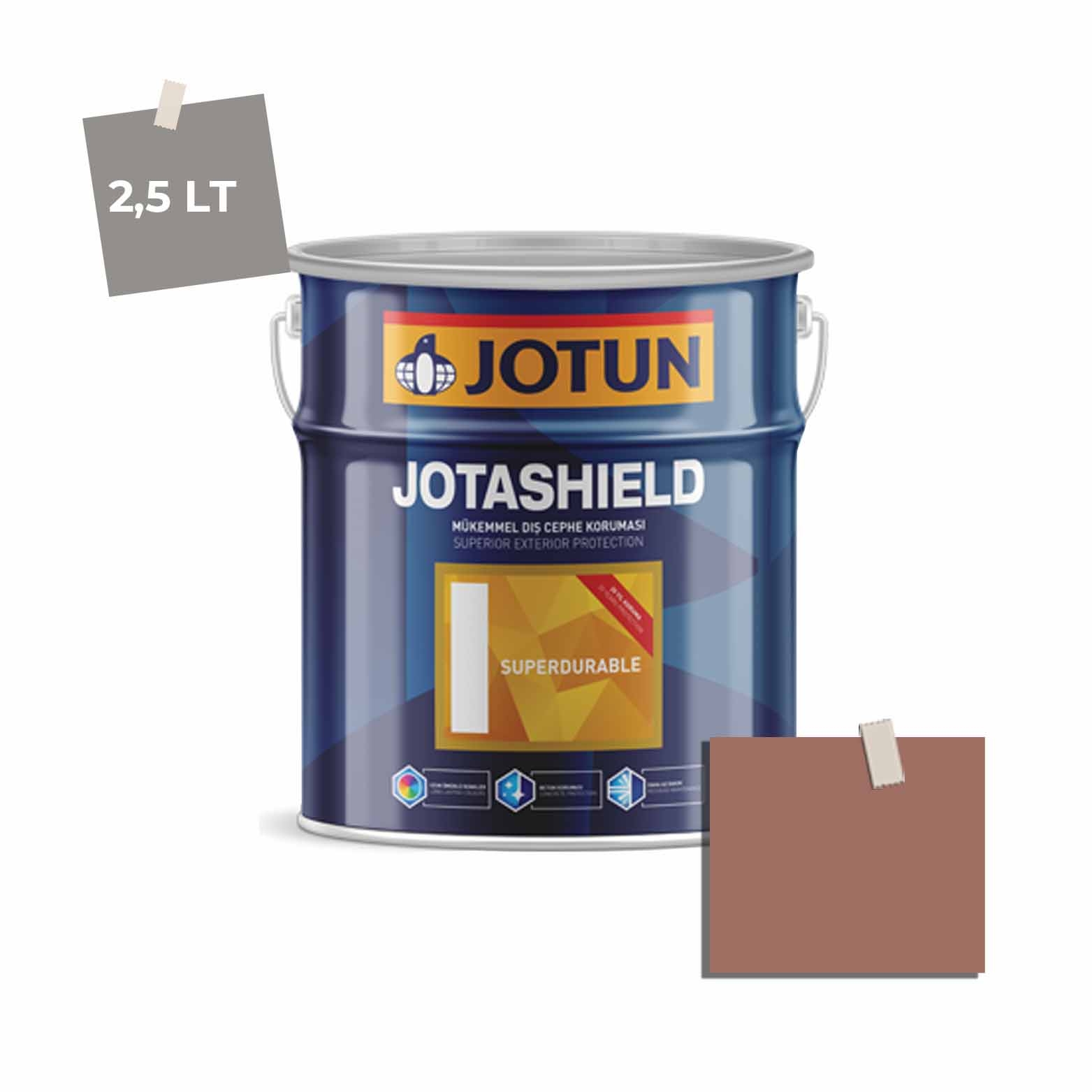 Jotun Jotashield Superdurable 2,25 Lt Burned Terracotta 2111 Ncs 4427-Y76R