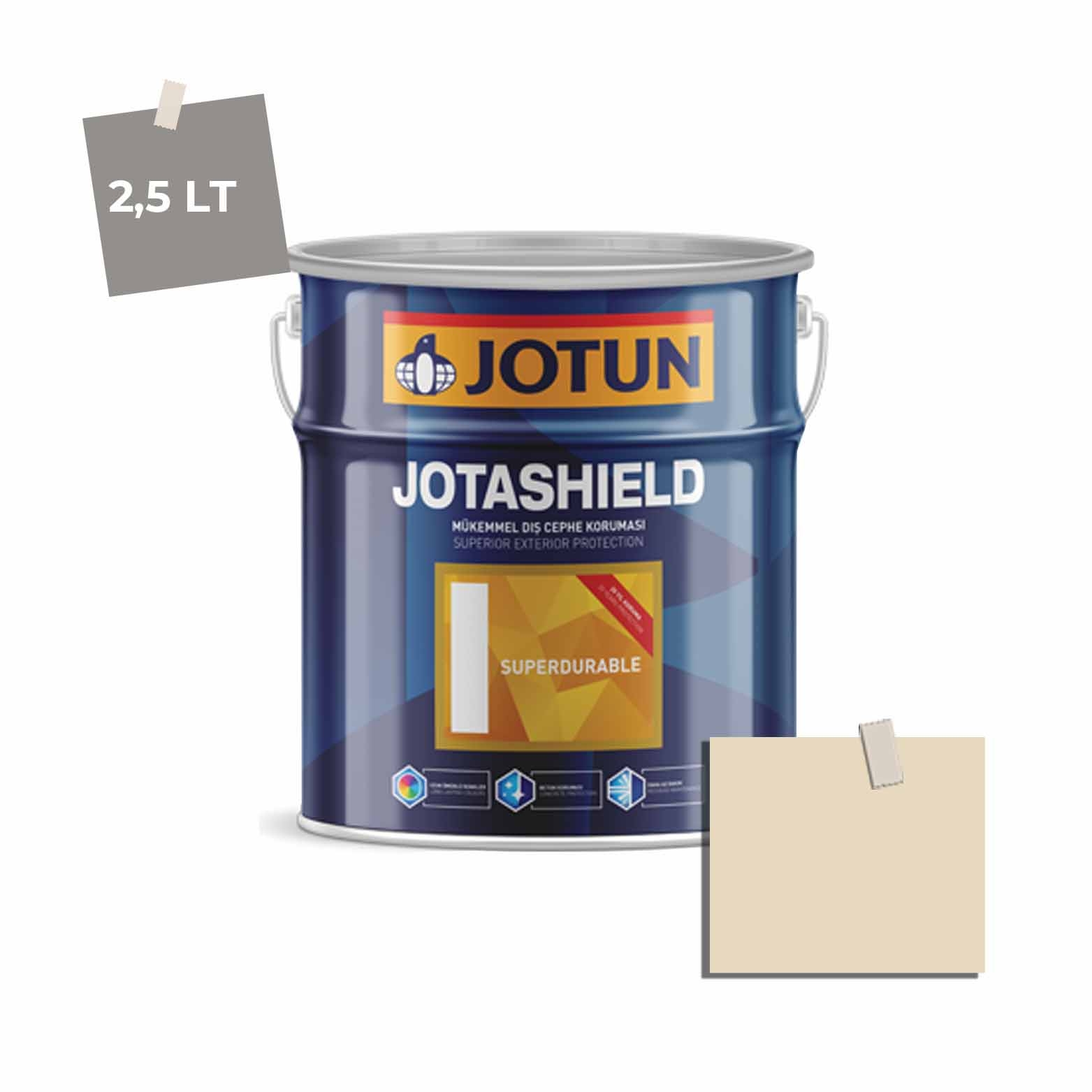 Jotun Jotashield Superdurable 2,25 Lt Cashew Fruit 1128 Ncs 1208-Y14R