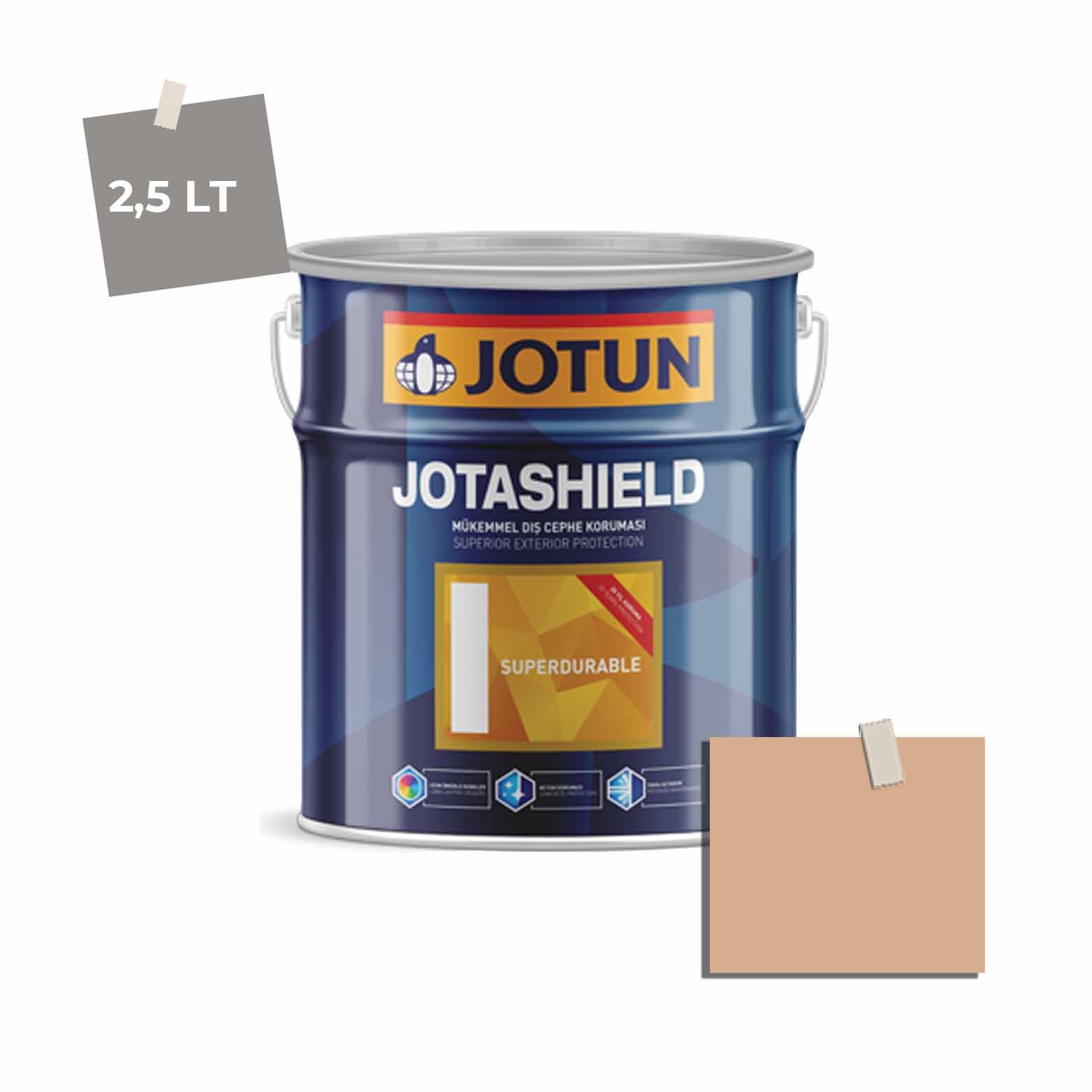 Jotun Jotashield Superdurable 2,25 Lt Coppertone 1029 Ncs S2020-Y40R