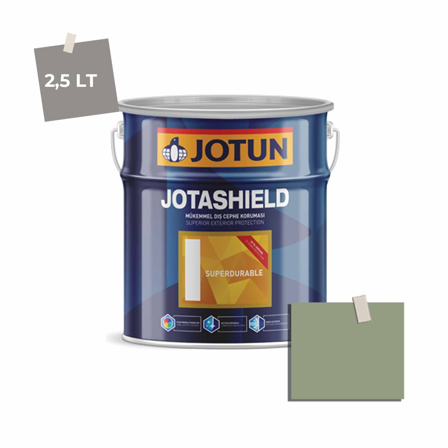 Jotun Jotashield Superdurable 2,25 Lt Cypress 7040 Ncs 3718-G31Y