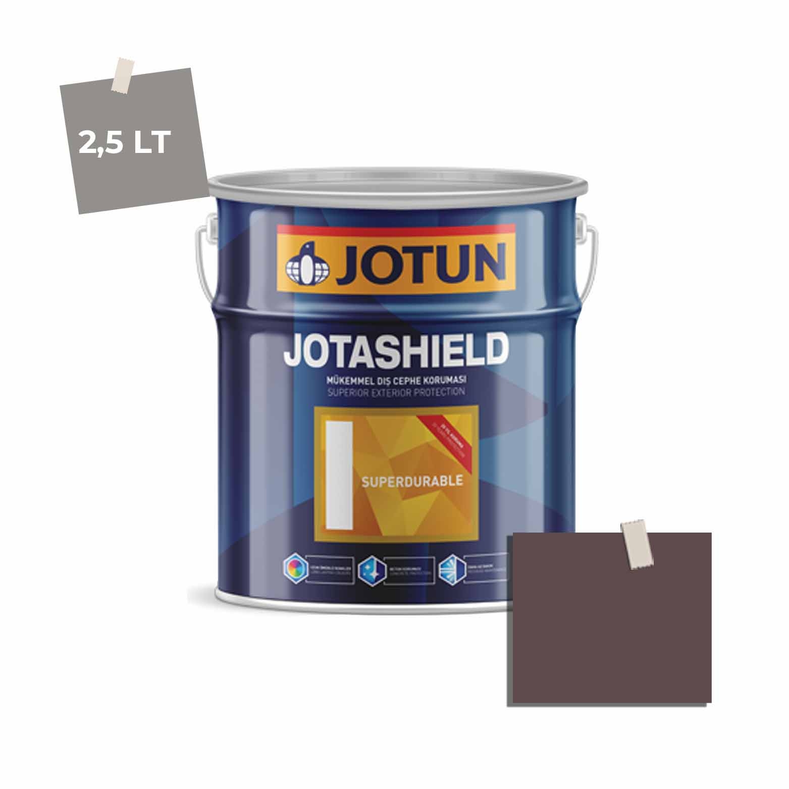 Jotun Jotashield Superdurable 2,25 Lt Deep Burgundy 3309 Ncs 7312-R05B