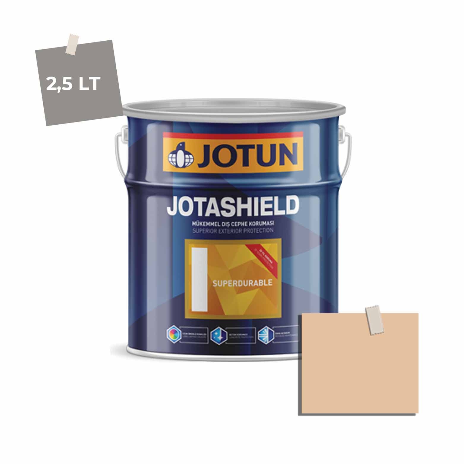 Jotun Jotashield Superdurable 2,25 Lt Desert Rose 1046 Ncs 1517-Y35R