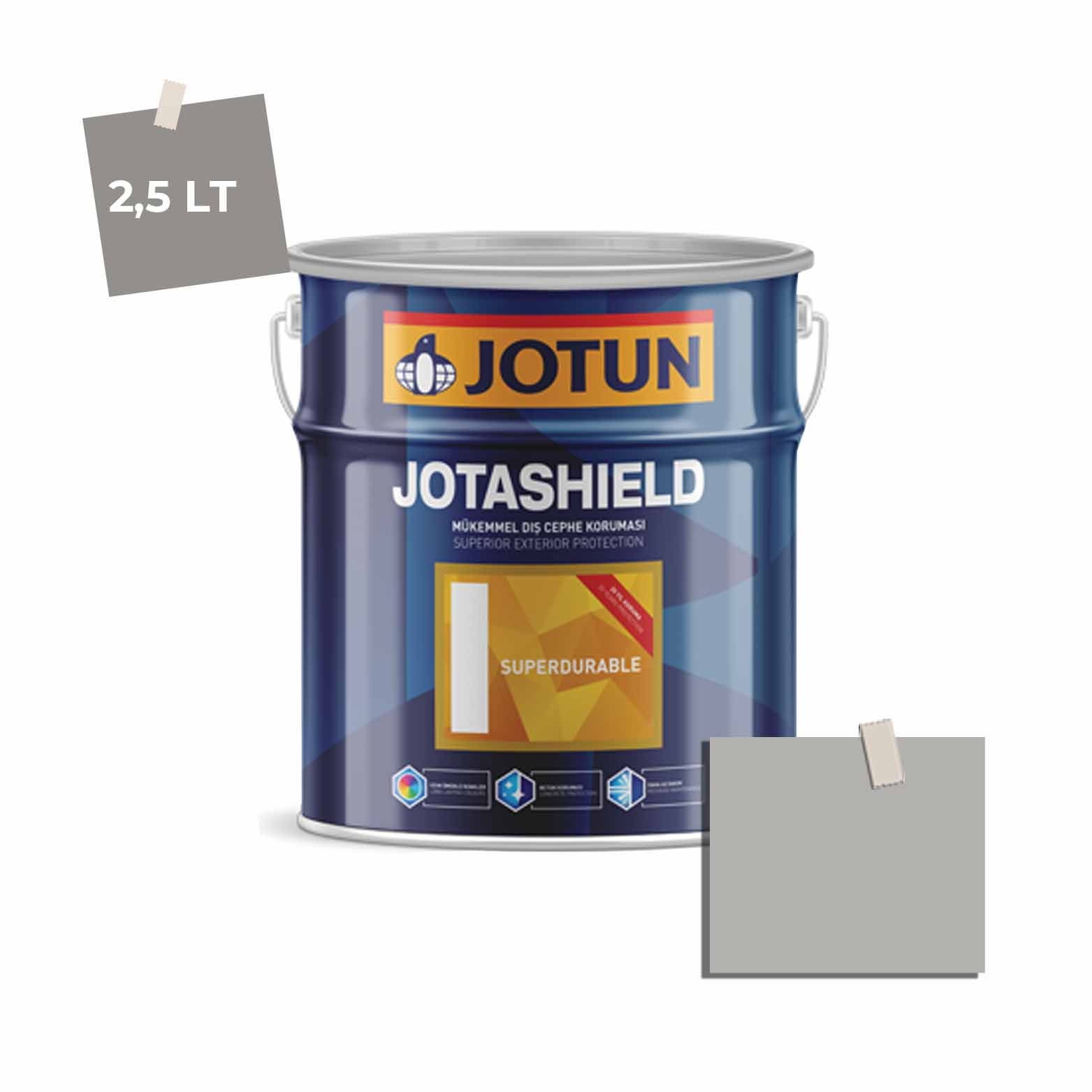 Jotun Jotashield Superdurable 2,25 Lt Dove Grey 0117 Ncs 3101-Y26R