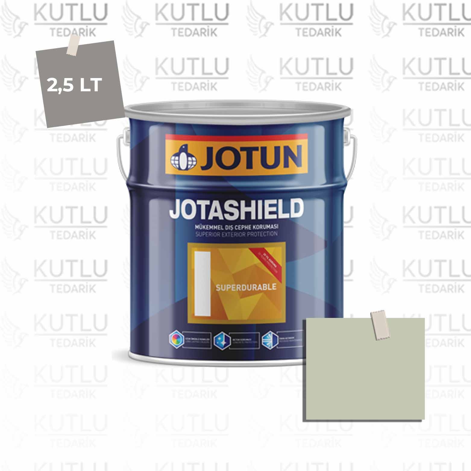 Jotun Jotashield Superdurable 2,25 Lt Dusk Green 7038 Ncs 2010-G44Y