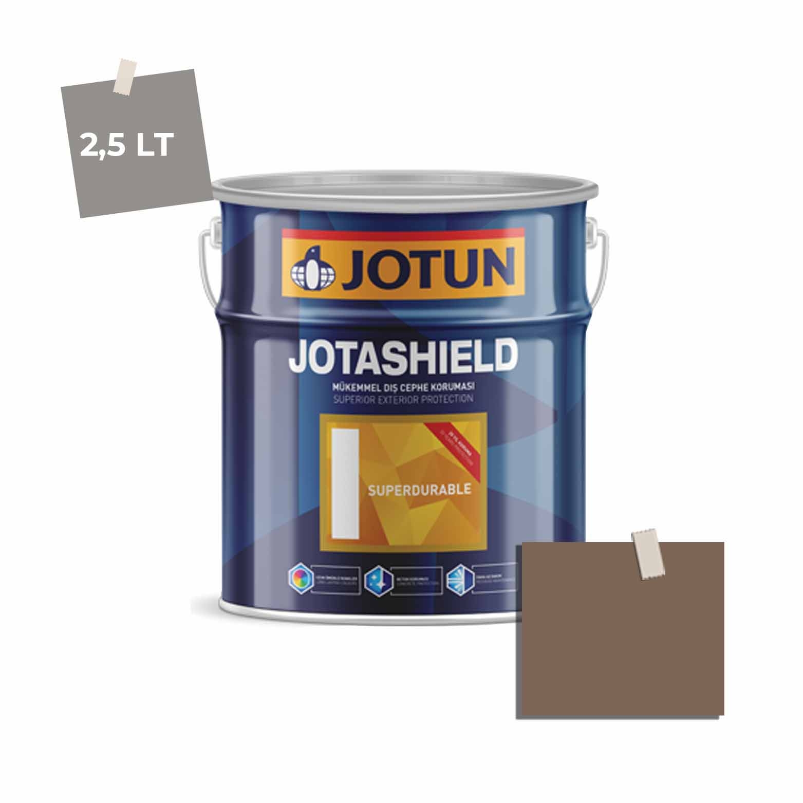 Jotun Jotashield Superdurable 2,25 Lt Earth Brown 1417 Ncs 6313-Y35R