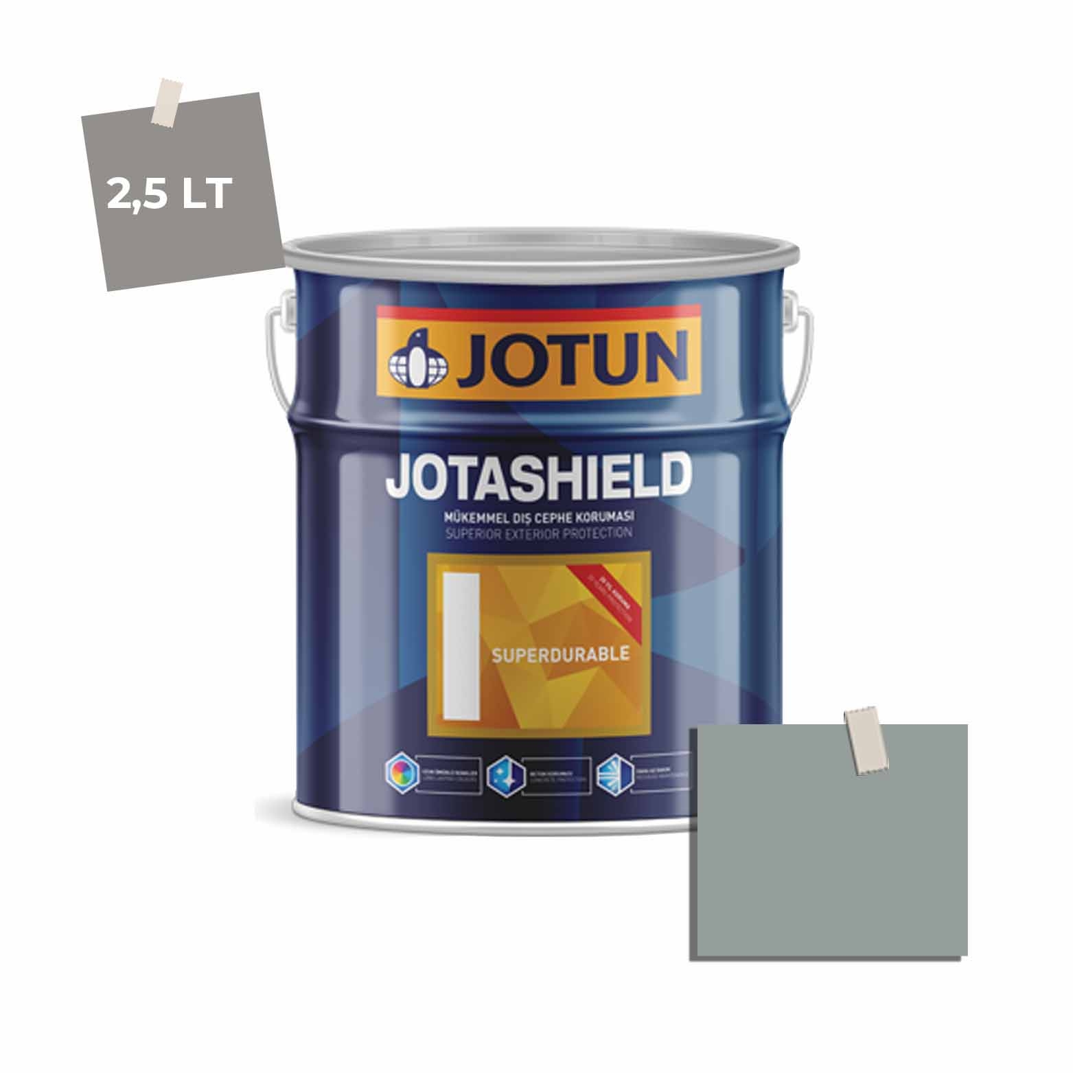 Jotun Jotashield Superdurable 2,25 Lt Frosted Grey 0793 Ncs 4004-B57G