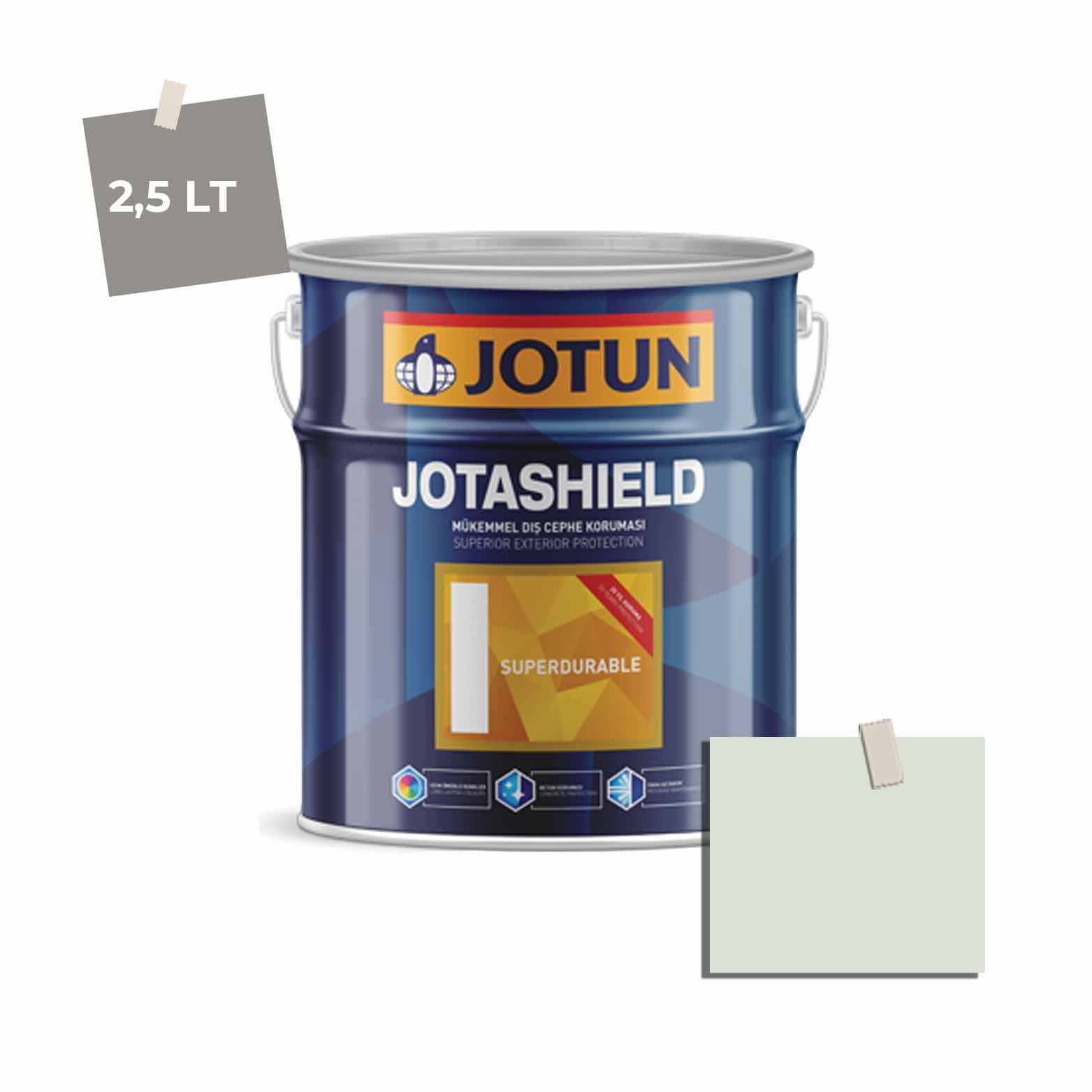 Jotun Jotashield Superdurable 2,25 Lt Grey Tree 7377 Ncs S0907-G20Y