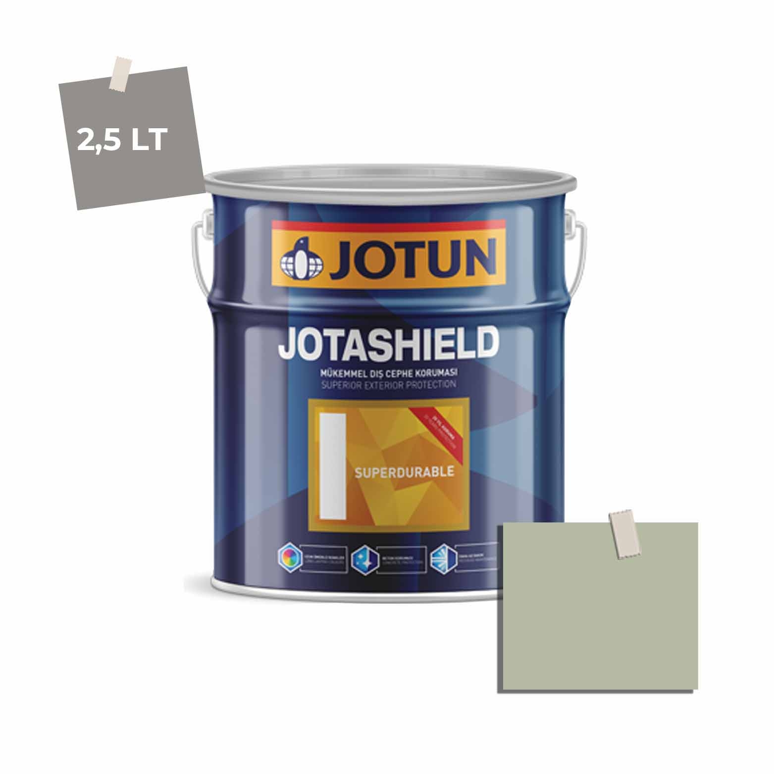 Jotun Jotashield Superdurable 2,25 Lt Light Moss 7039 Ncs 2512-G39Y