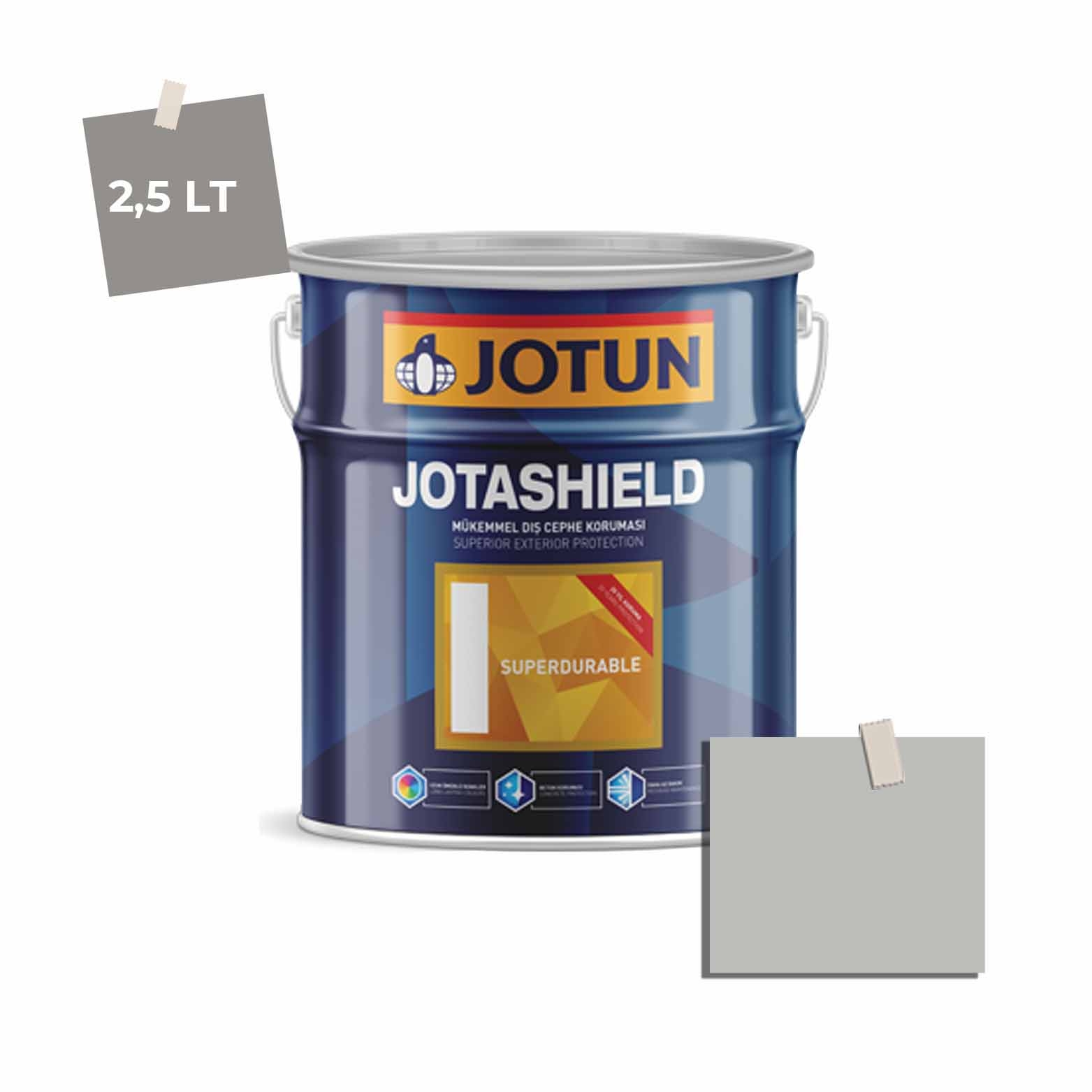 Jotun Jotashield Superdurable 2,25 Lt Platinum 9911 Ncs S2500-N