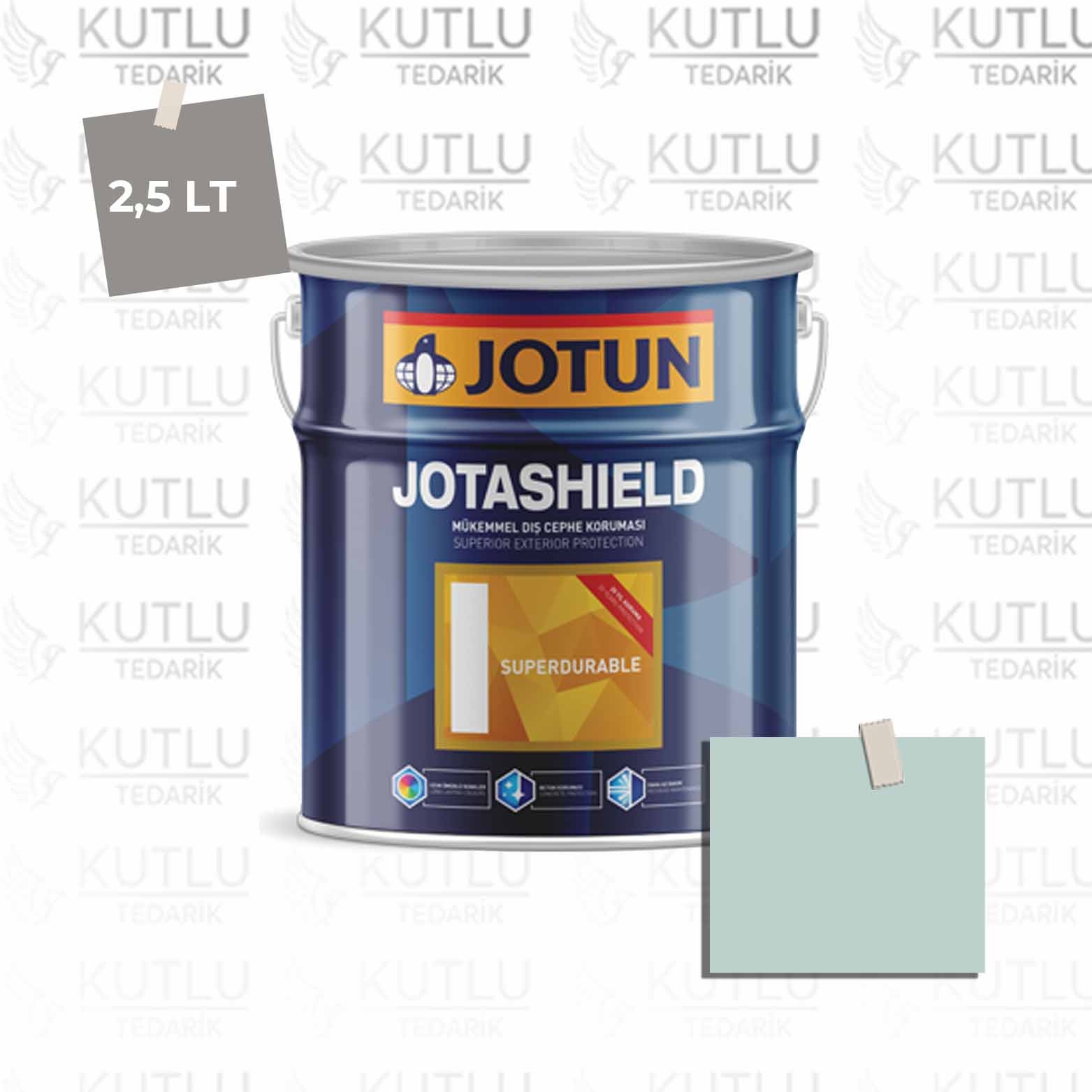 Jotun Jotashield Superdurable 2,25 Lt Sea Mist 6253 Ncs S1510-B50G