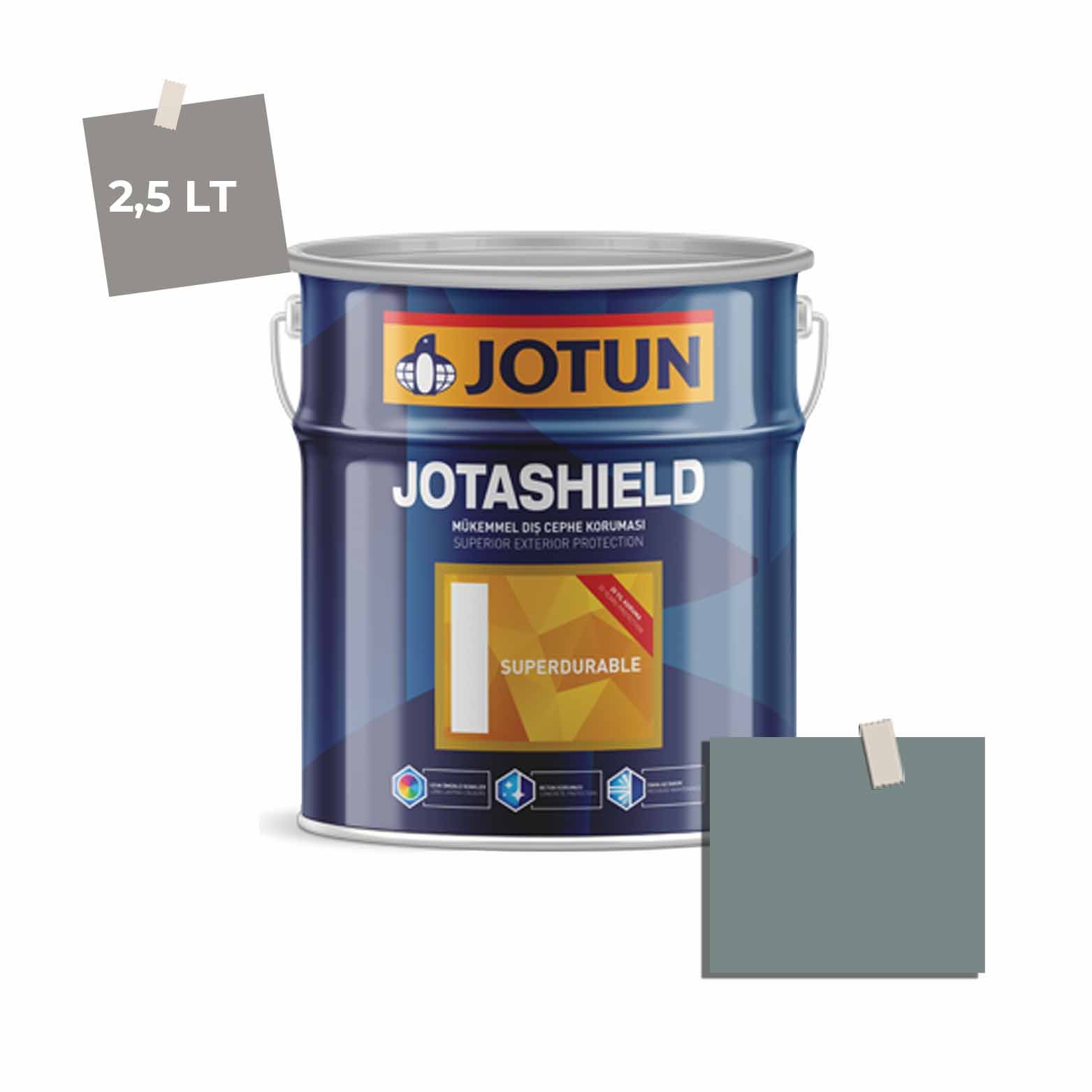 Jotun Jotashield Superdurable 2,25 Lt Serene Green 6100 Ncs S5010-B50G