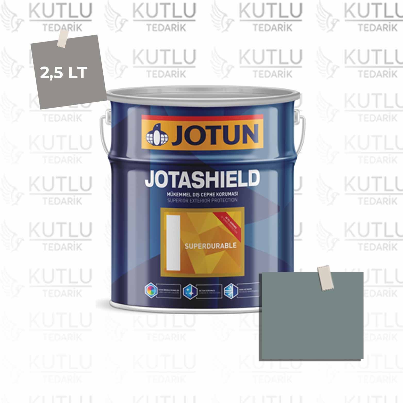 Jotun Jotashield Superdurable 2,25 Lt Serene Green 6100 Ncs S5010-B50G