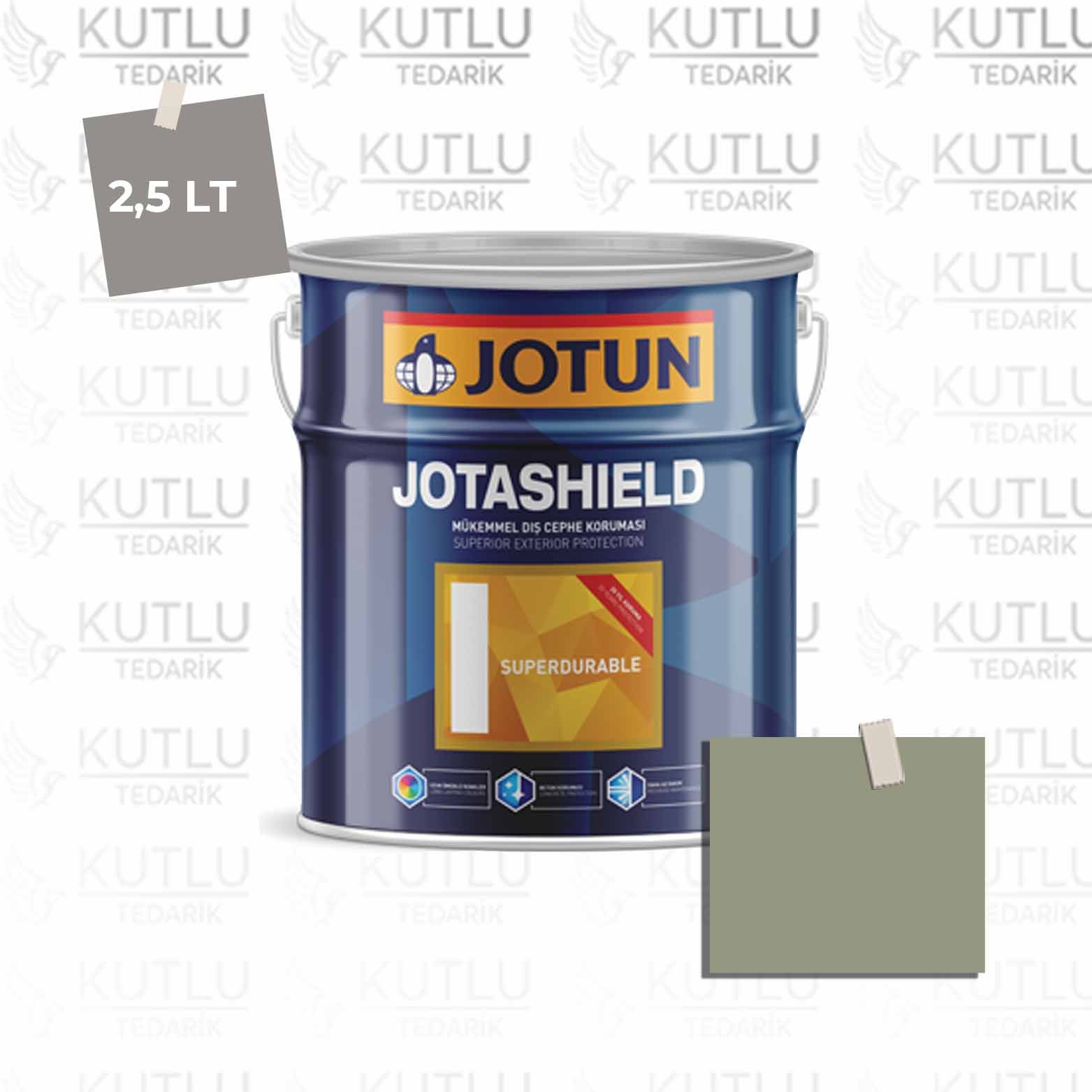 Jotun Jotashield Superdurable 2,25 Lt Soft Green 8079 Ncs 4314-G50Y