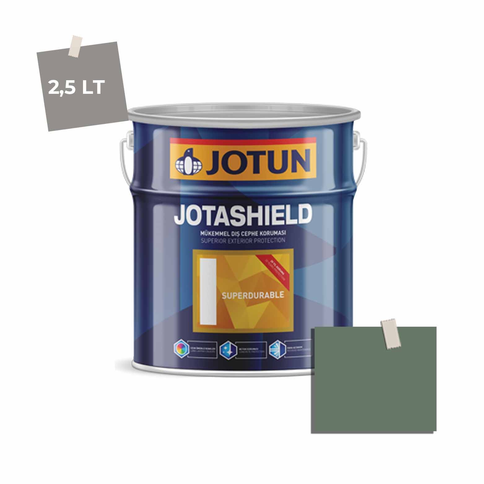 Jotun Jotashield Superdurable 2,25 Lt Spruce 7041 Ncs 5615-G13Y