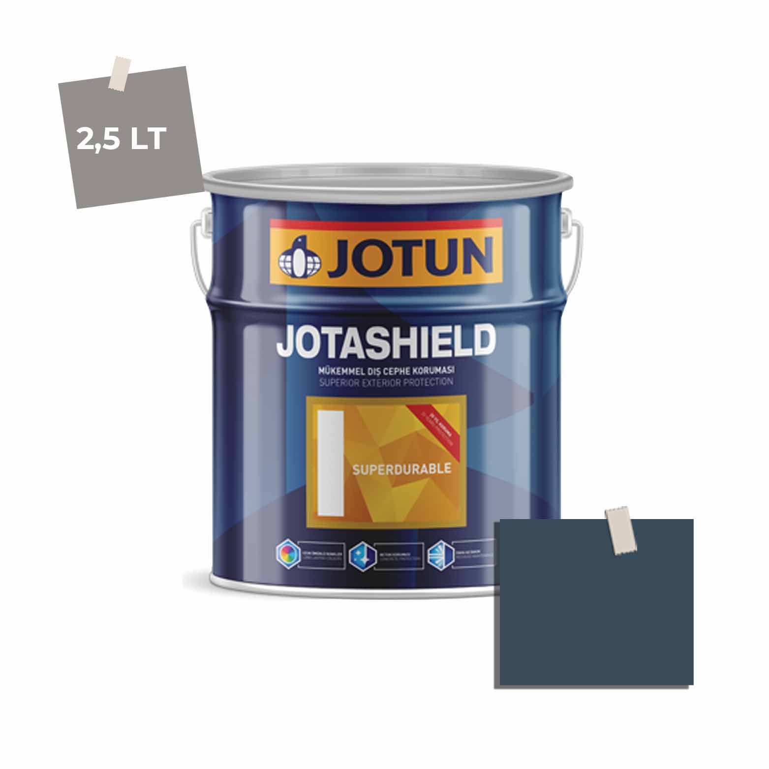 Jotun Jotashield Superdurable 2,25 Lt The Abyss 4400 Ncs S7020-R90B