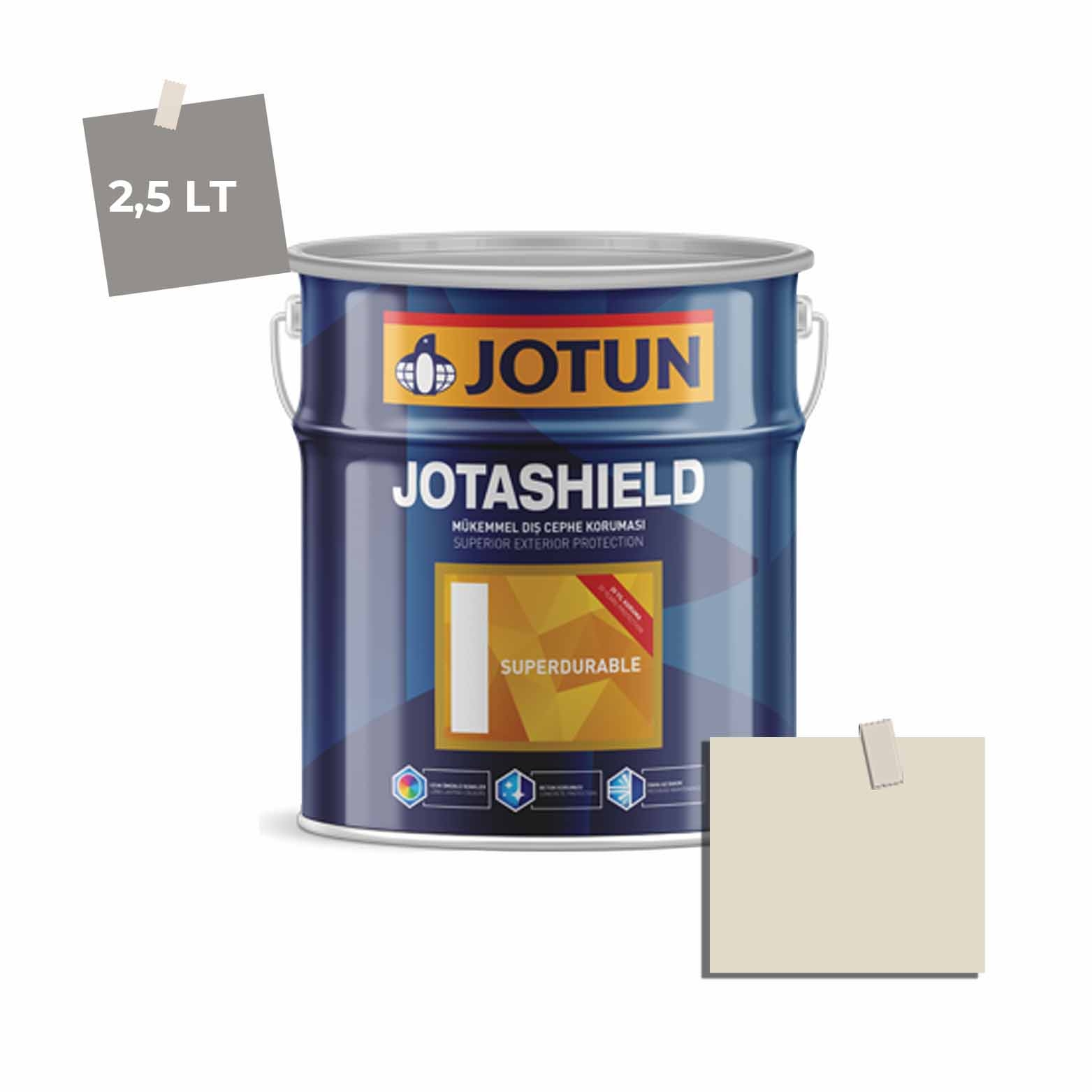 Jotun Jotashield Superdurable 2,25 Lt White Sand 1235 Ncs 1204-Y26R