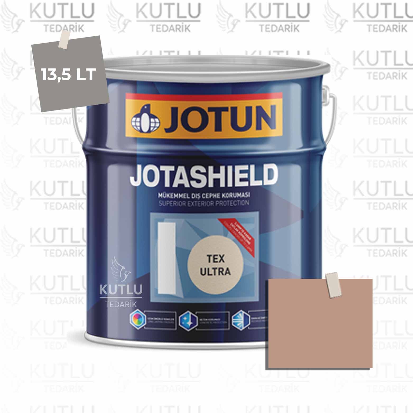 Jotun Jotashield Tex Ultra 13,5 Lt Antique Brass 2011 Ncs S3020-Y60R