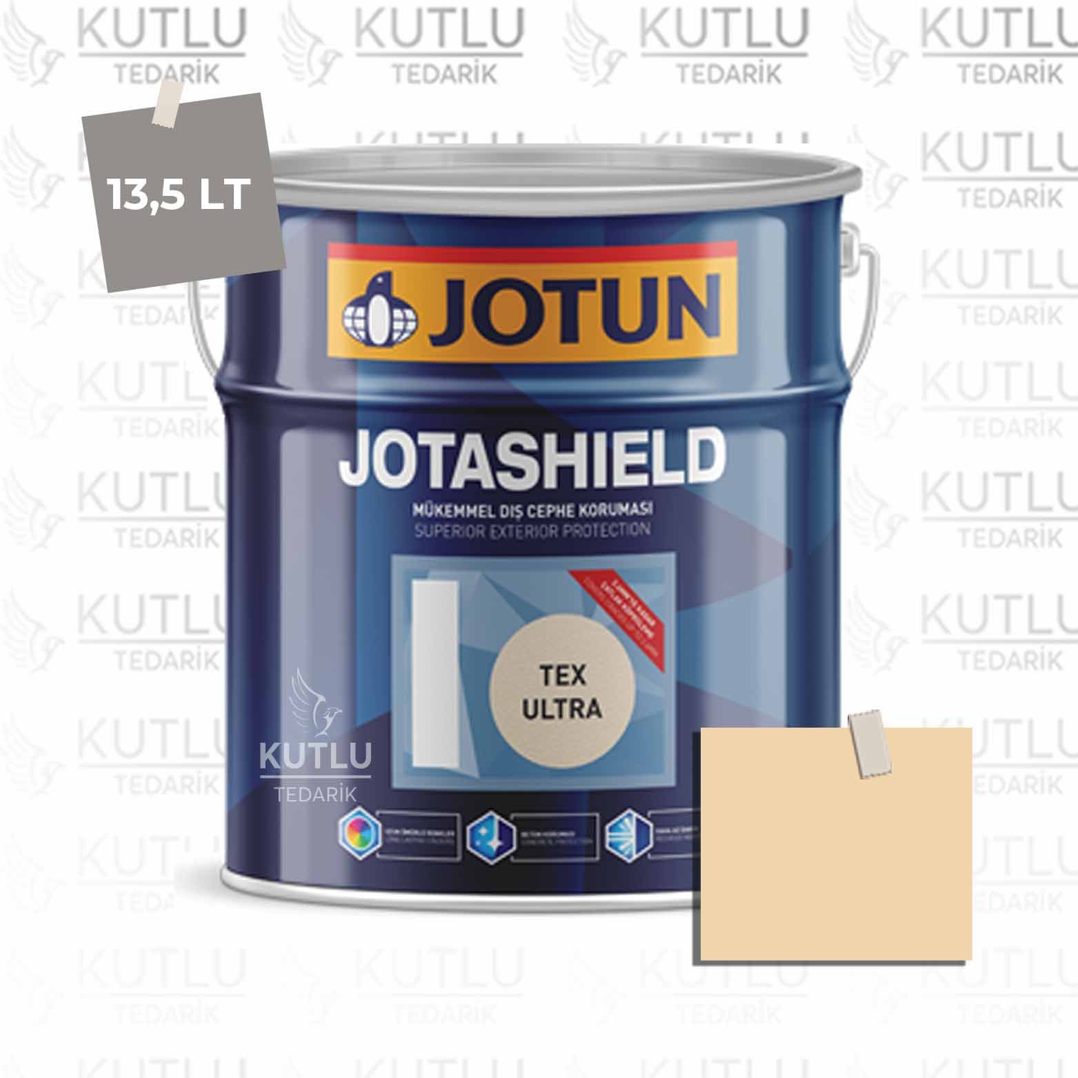 Jotun Jotashield Tex Ultra 13,5 Lt Teal Beige 1966 Ncs S1015-Y20R