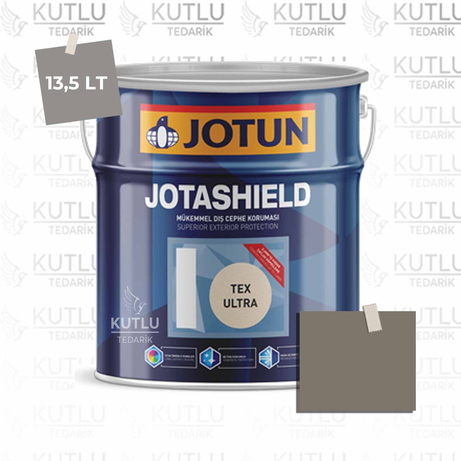 Jotun Jotashield Tex Ultra 13,5 Lt Tender Brown 1916 Ncs S6005-Y20R