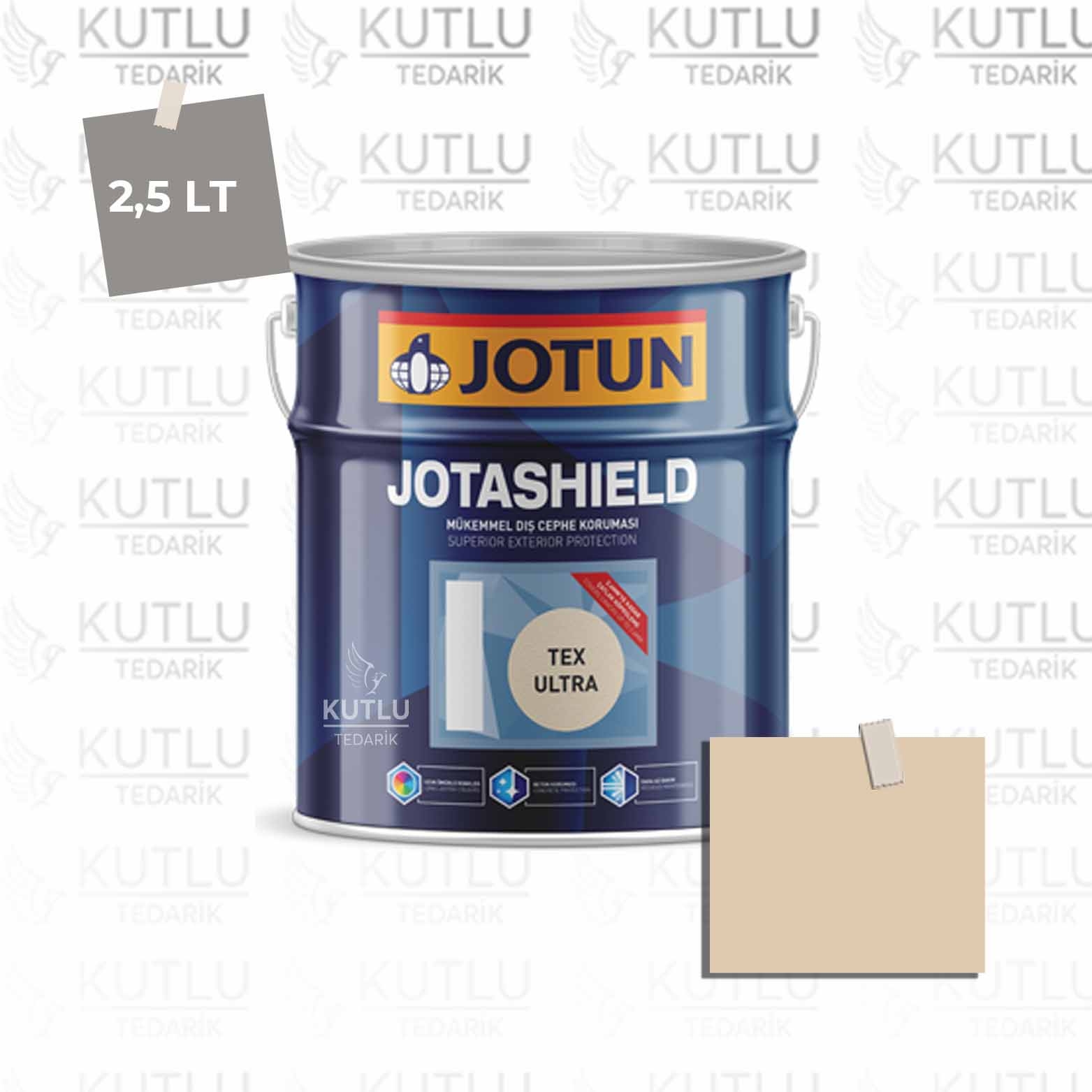 Jotun Jotashield Tex Ultra 2,25 Lt Antique Beige 10410 Ncs S1510-Y30R