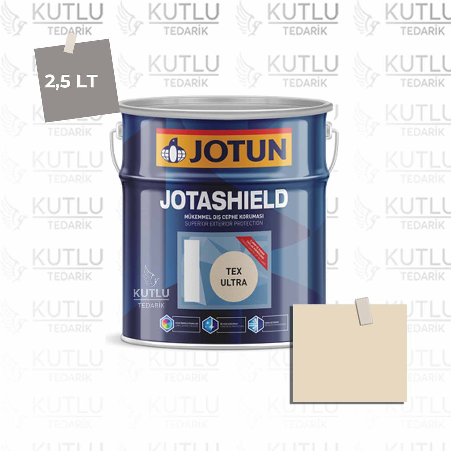 Jotun Jotashield Tex Ultra 2,25 Lt Cashew Fruit 1128 Ncs 1208-Y14R