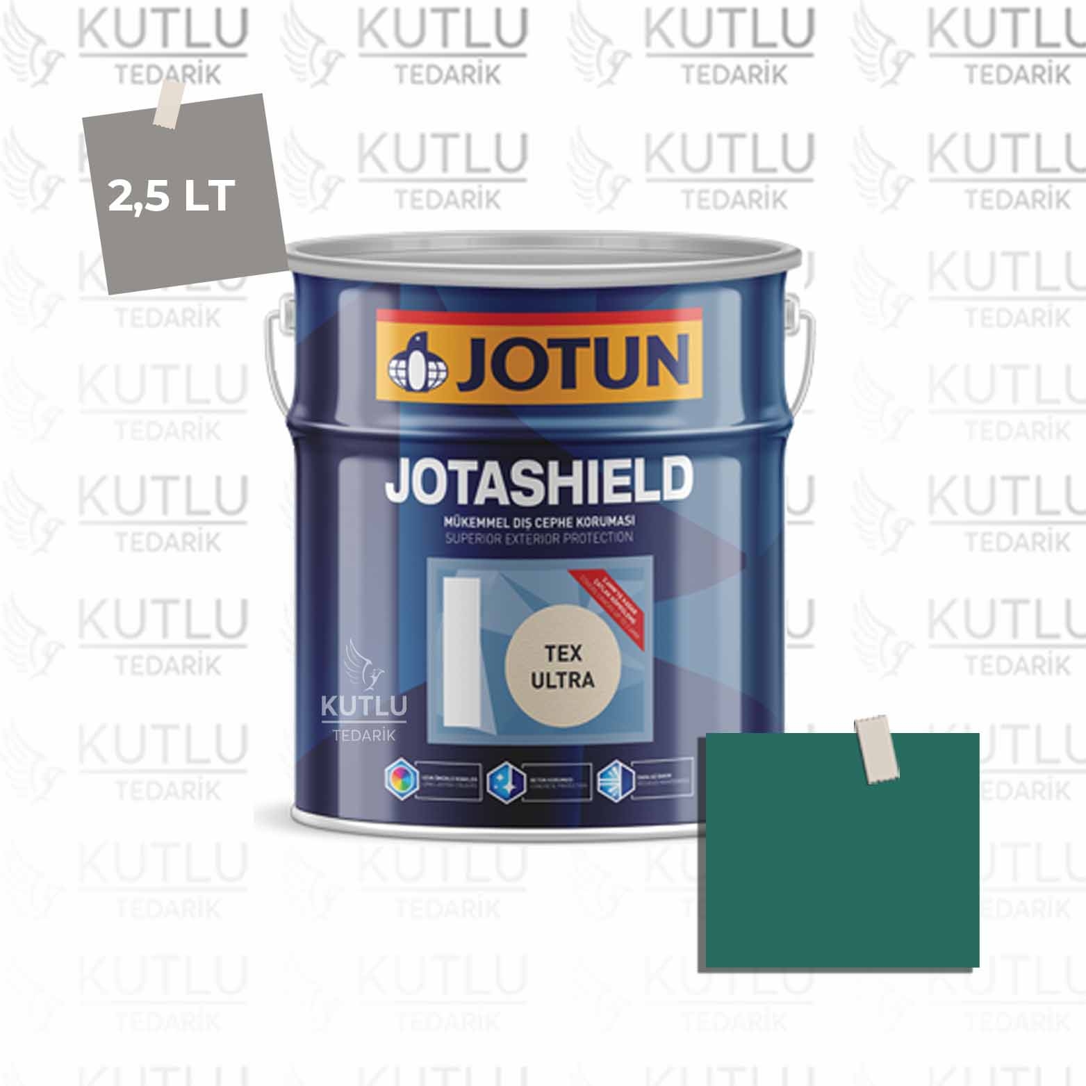 Jotun Jotashield Tex Ultra 2,25 Lt Green Odyssey 6241 Ncs S5040-B70G