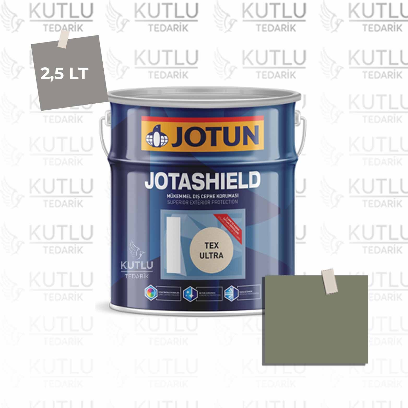 Jotun Jotashield Tex Ultra 2,25 Lt Green Smoke 7052 Ncs 5414-G47Y